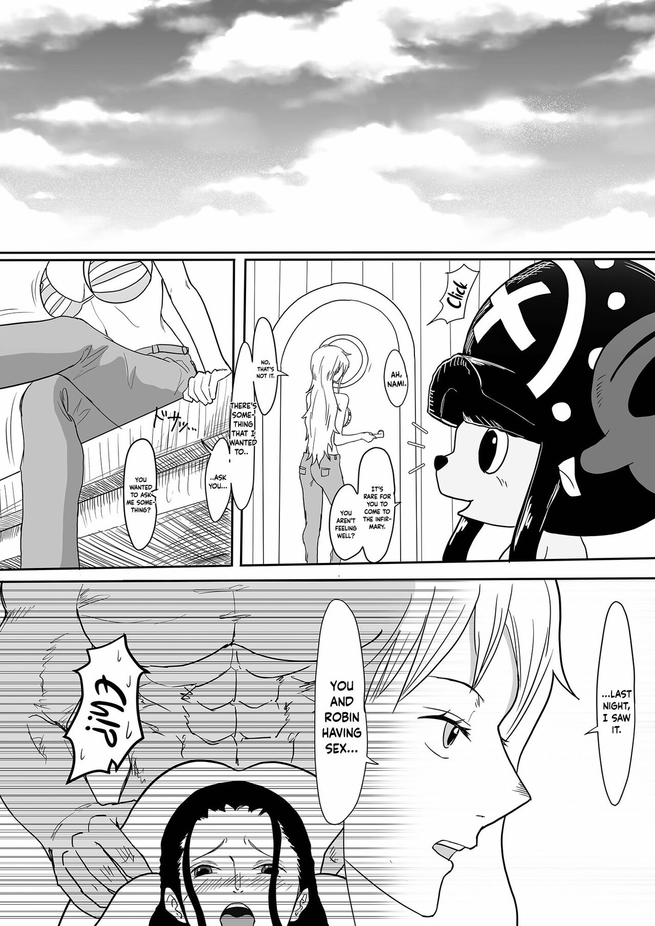 Nami to Chopper ga Sex Shimakuru Hon | A Book About Nami and Chopper's Sex Spree page 9 full