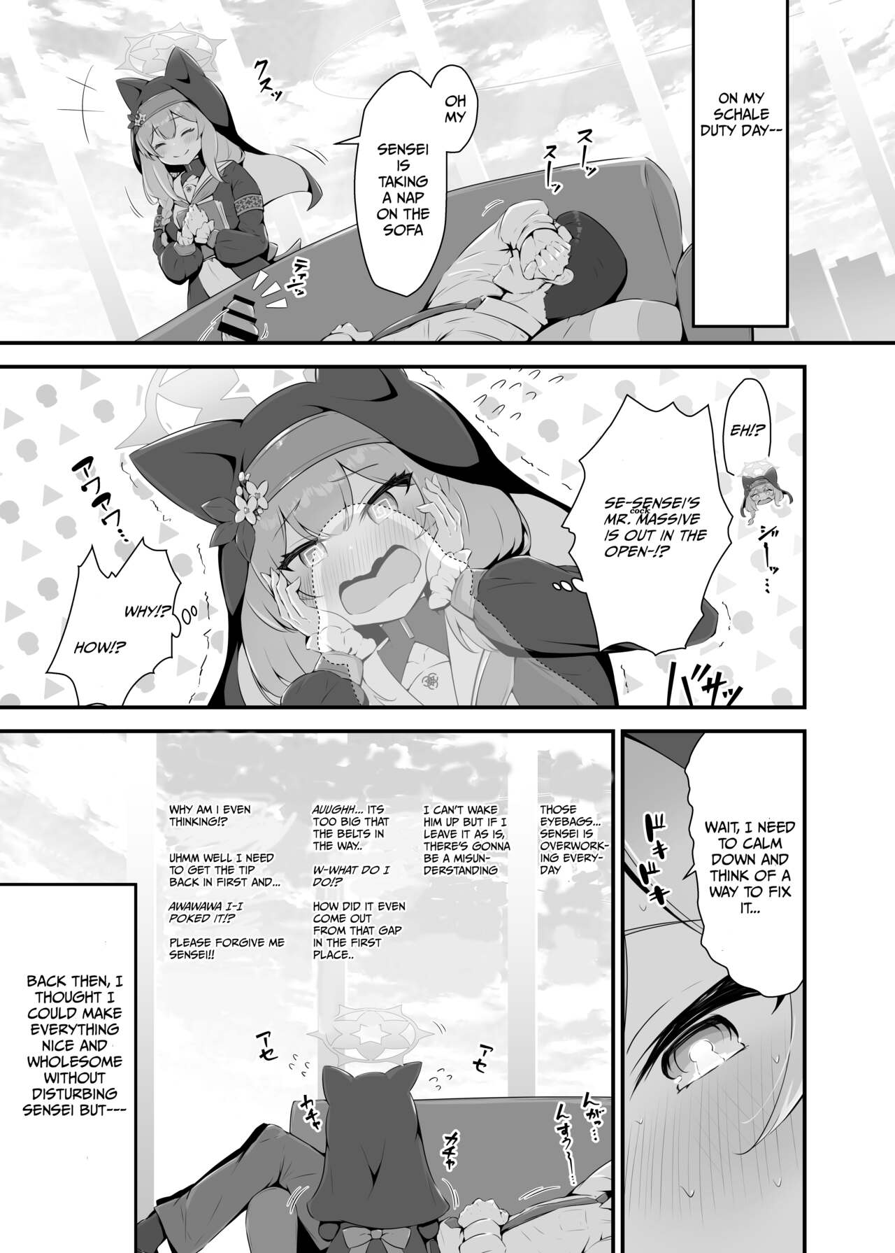 Fluid Liquid  Mari ga Sensei no Gorippa-sama o Ukkari Mite Shimatta Kekka...! | What came about after Mari accidentally peeked at Sensei's Mr. Massive page 3 full