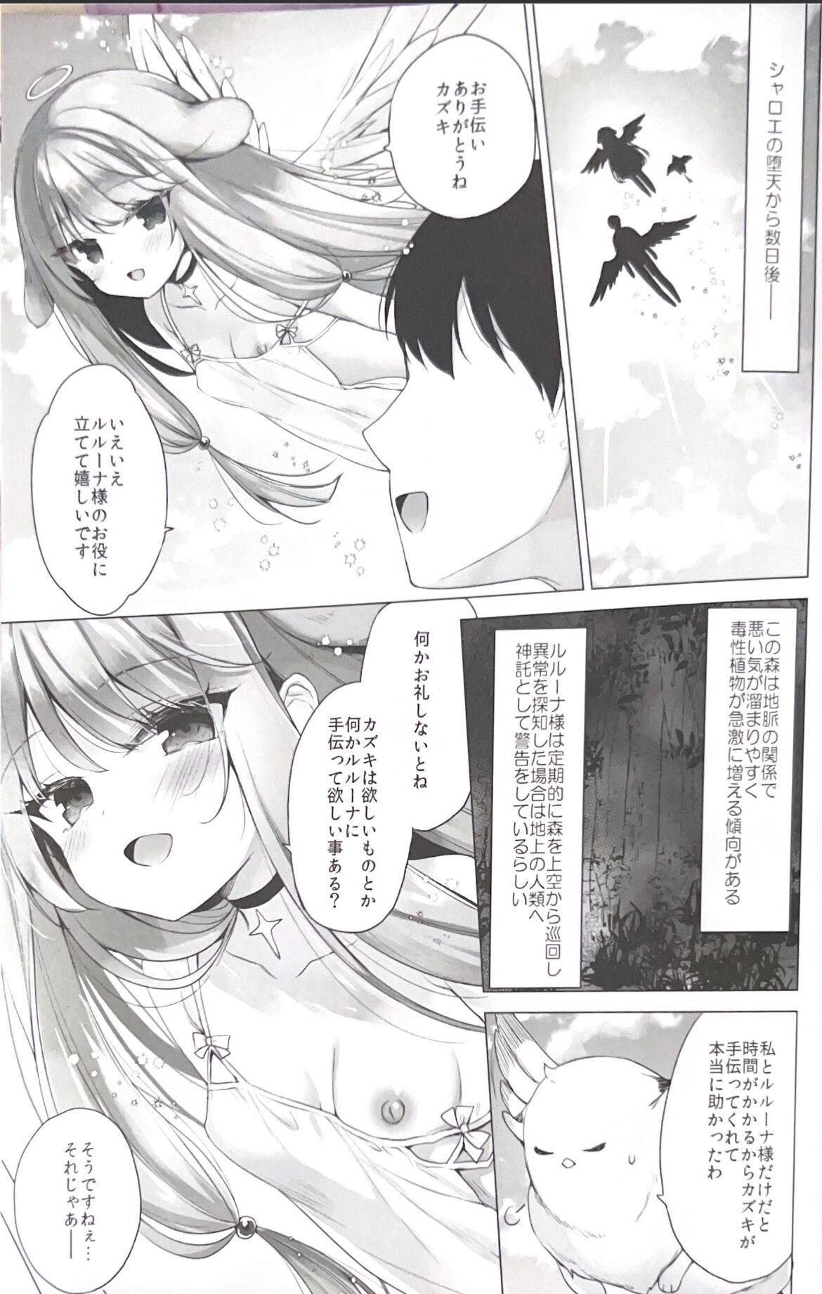 Daten Keikaku 3 Fukan Tenshi wa Kyousei Kando Up de Otosu page 4 full