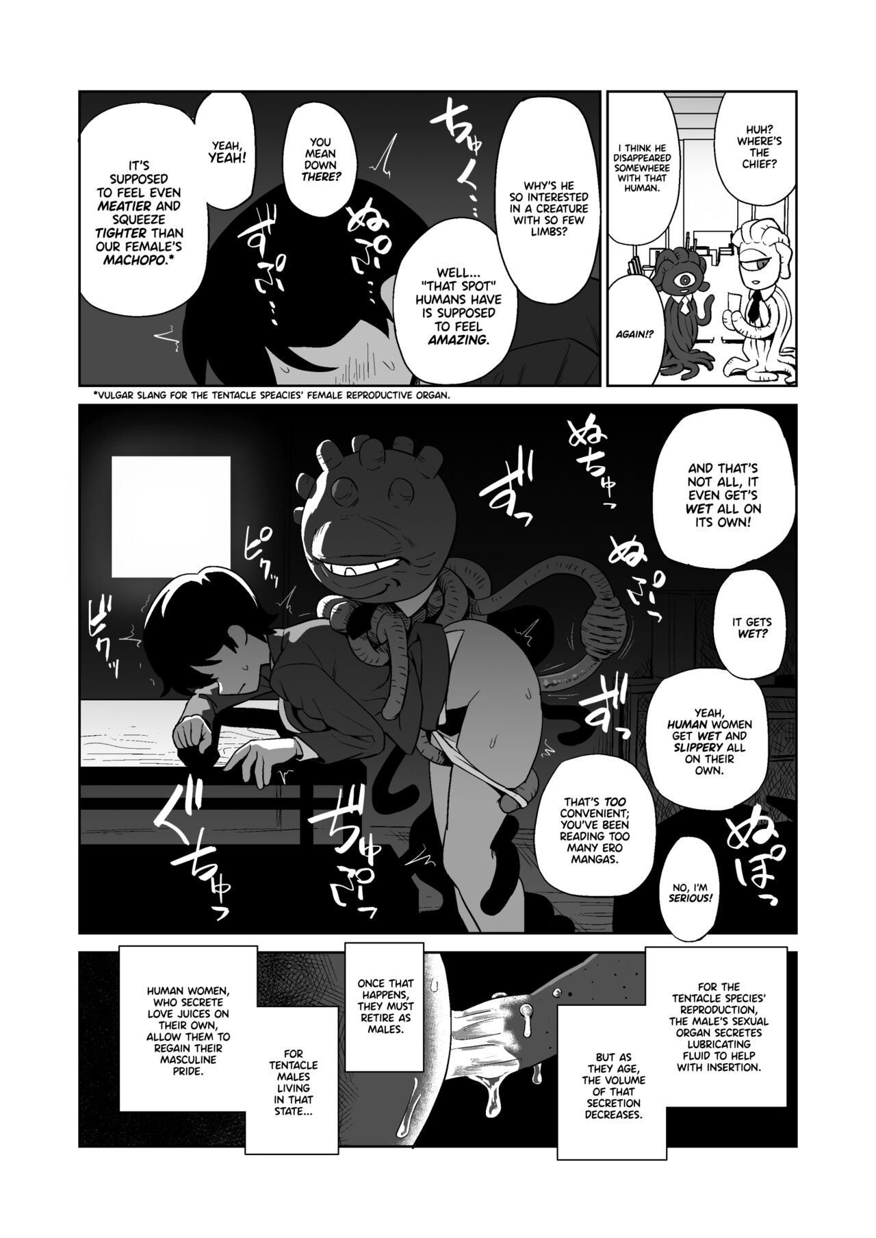 Shokushuhito no joushi ni sekuhara-sareru hanashi | My Story of Sexual Harassment From my Tentacle Boss page 7 full