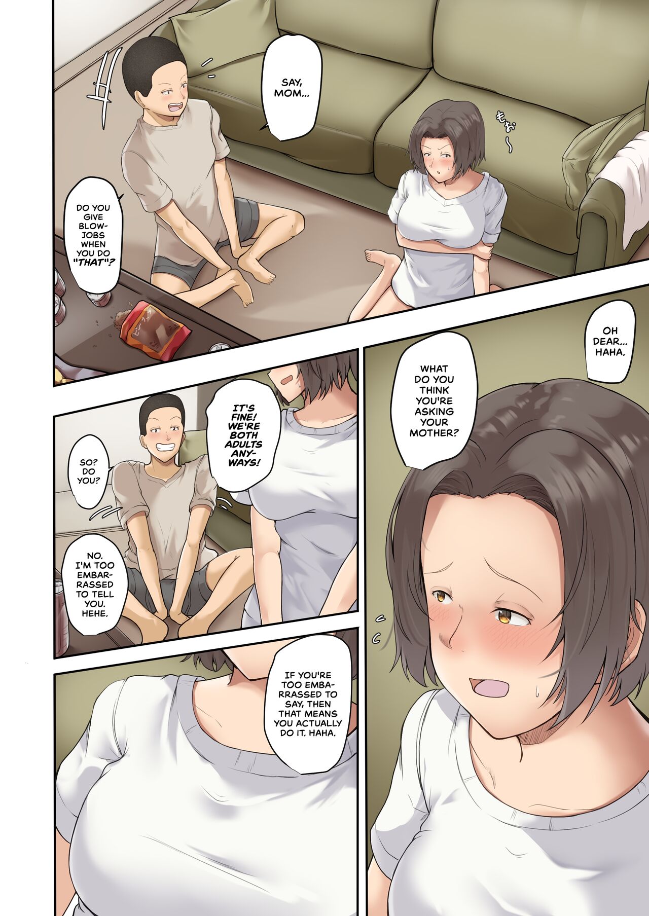 Hahaoya to Nonde Shimoneta Hanashite Nagare de H Shita | I Had Drinks With My Mother, Talked About Lewd Stuff, And Ended Up Having Sex With Her page 4 full