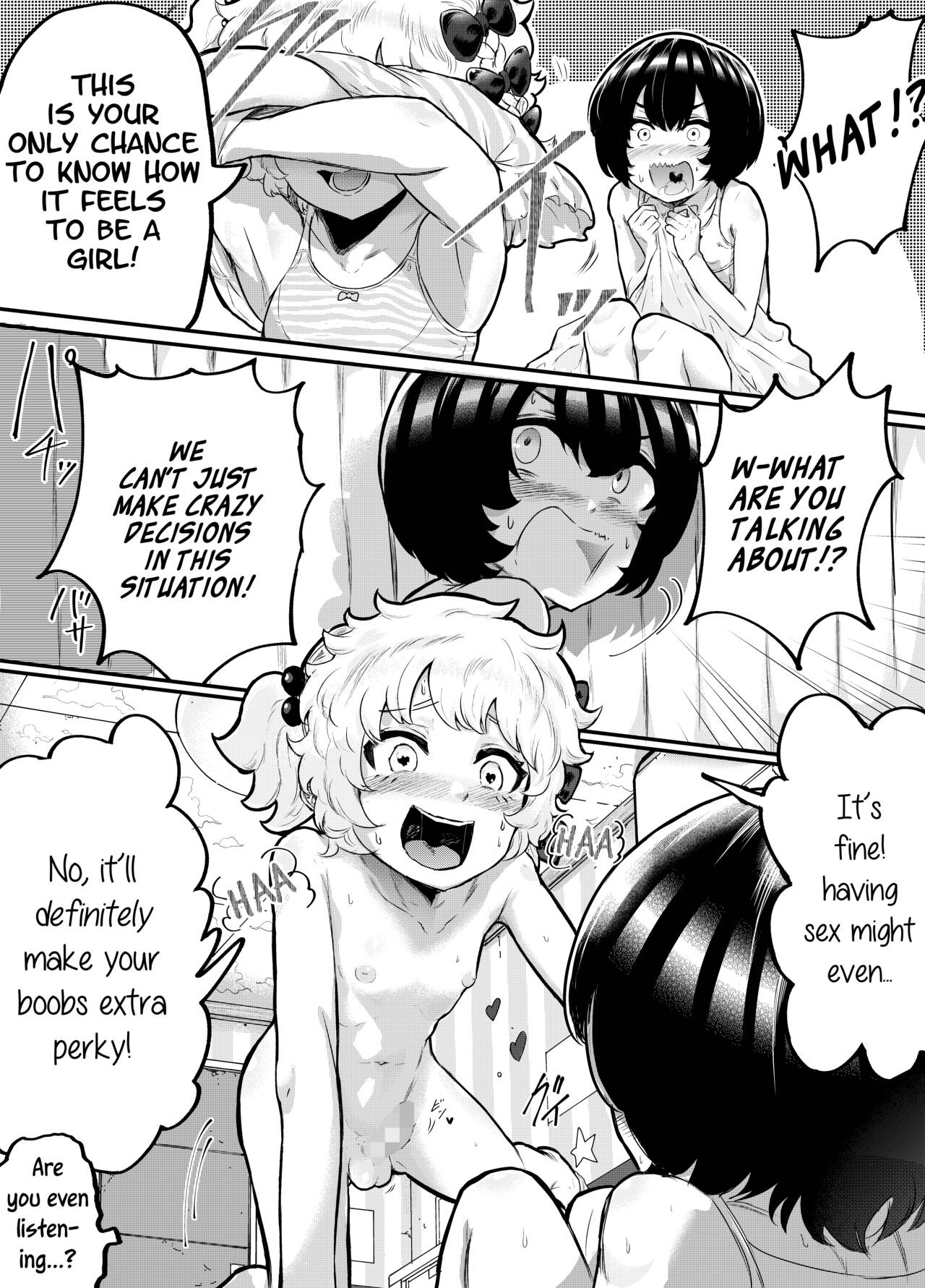 Kawaii Shota ni wa Manko o Tsukeyo! ~Oppai Misete Gaiden~ | Put a Pussy on that Cute Shota! ~Show Me Your Boobs Side-Story~ page 10 full
