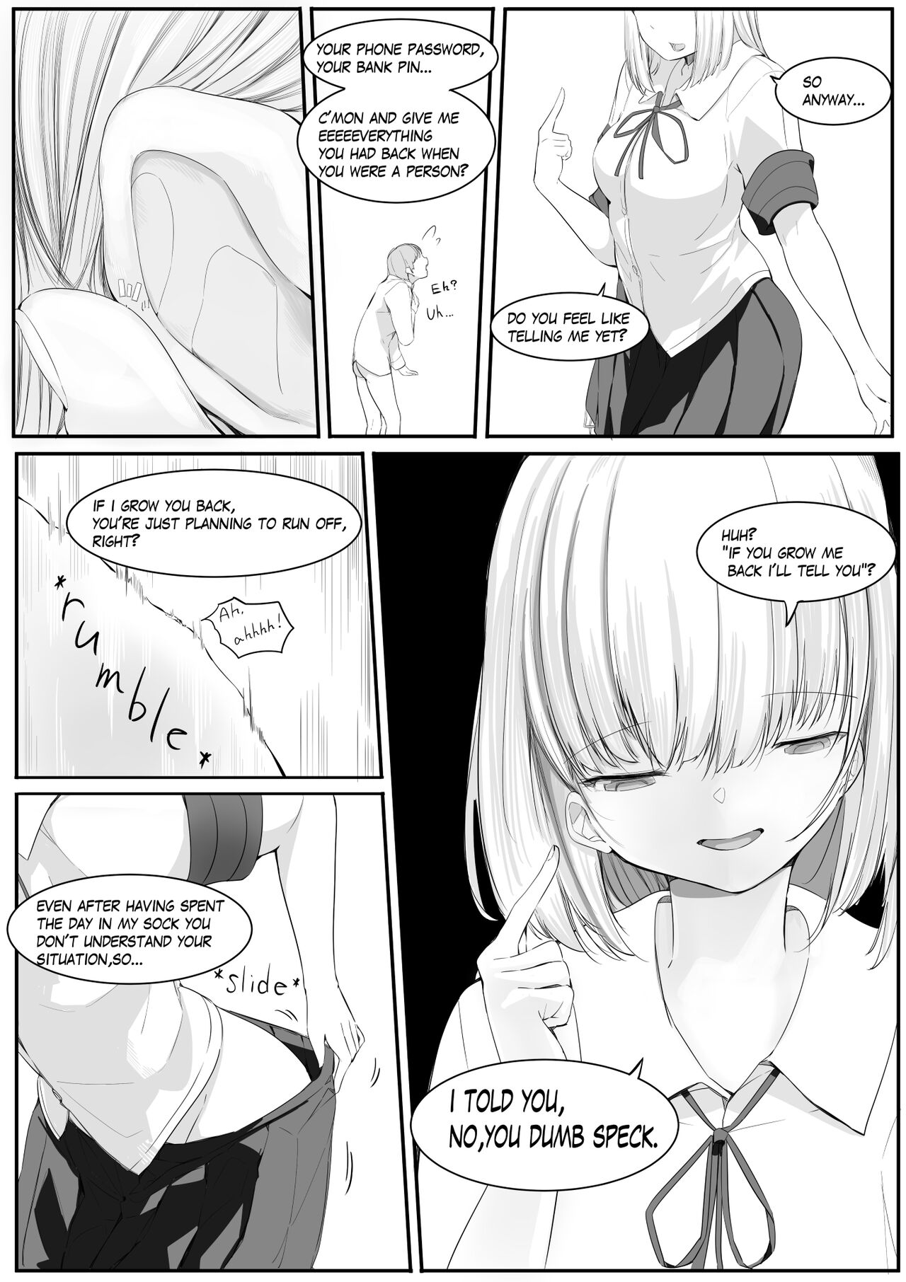 Cheeky JK Shrinks Me Down And Takes Everything From Me. page 3 full