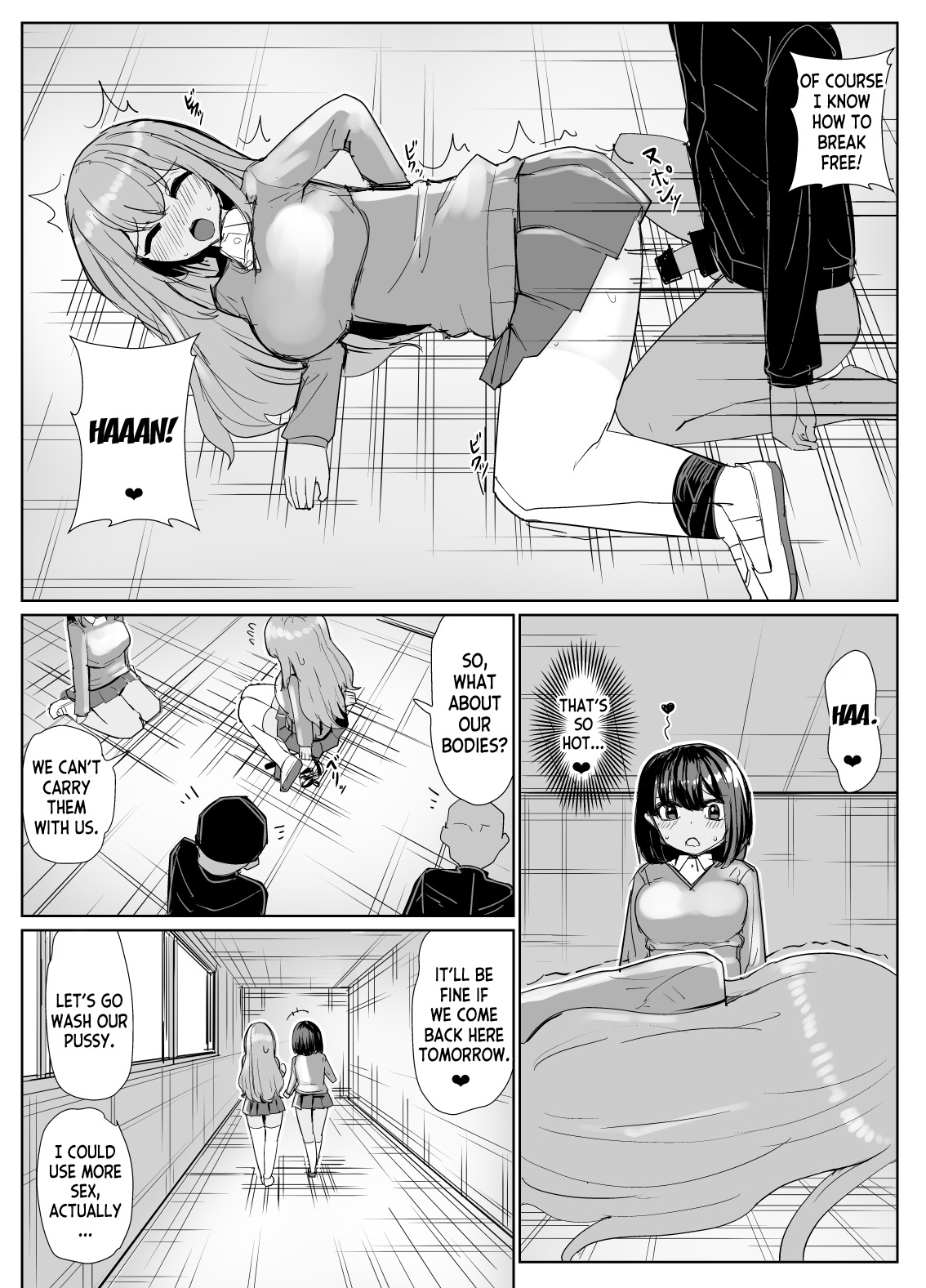 Two Guys Possession TSF Manga 8P page 9 full