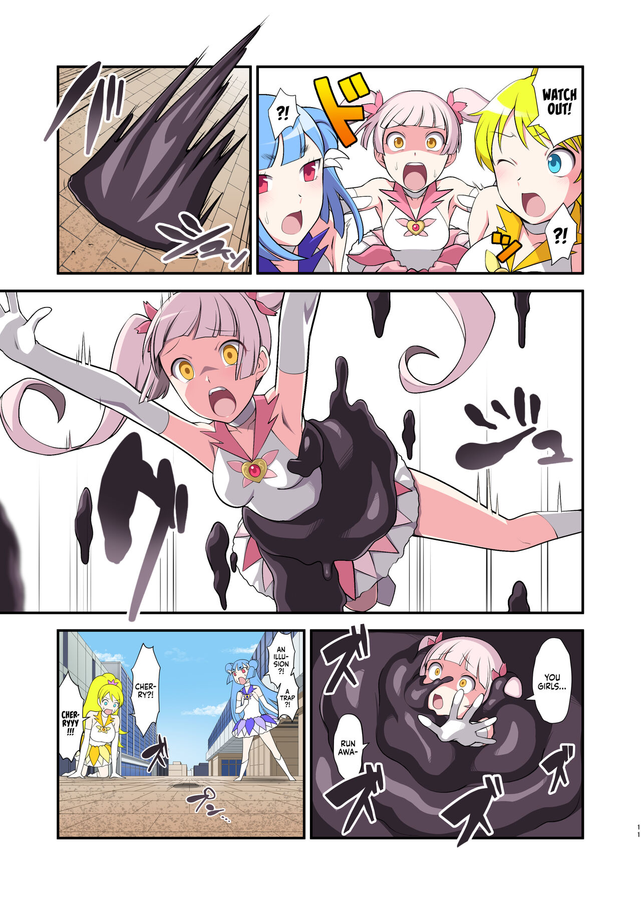 Madei Shinki Muddy Cherry ~Aru Akuochi Mahou Shoujo no Seitan~ | Evil Mud Wallowing Princess Muddy Cherry ~Birth of a Corrupted Magical Girl~ page 10 full