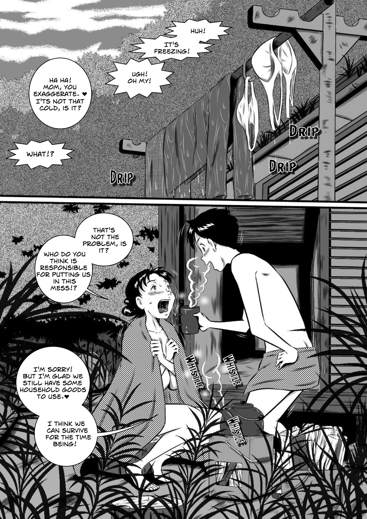 Kaa-san, Kaa-san! Kaa-saaaan! Mujintou, Oyako Futari de Yagai Sex! | Mother, Mother - Mother And Son Have Sex, On An Abandon Island page 5 full