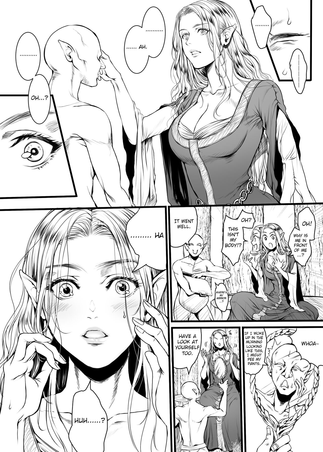Kansei o Akirameta TSF Manga page 3 full