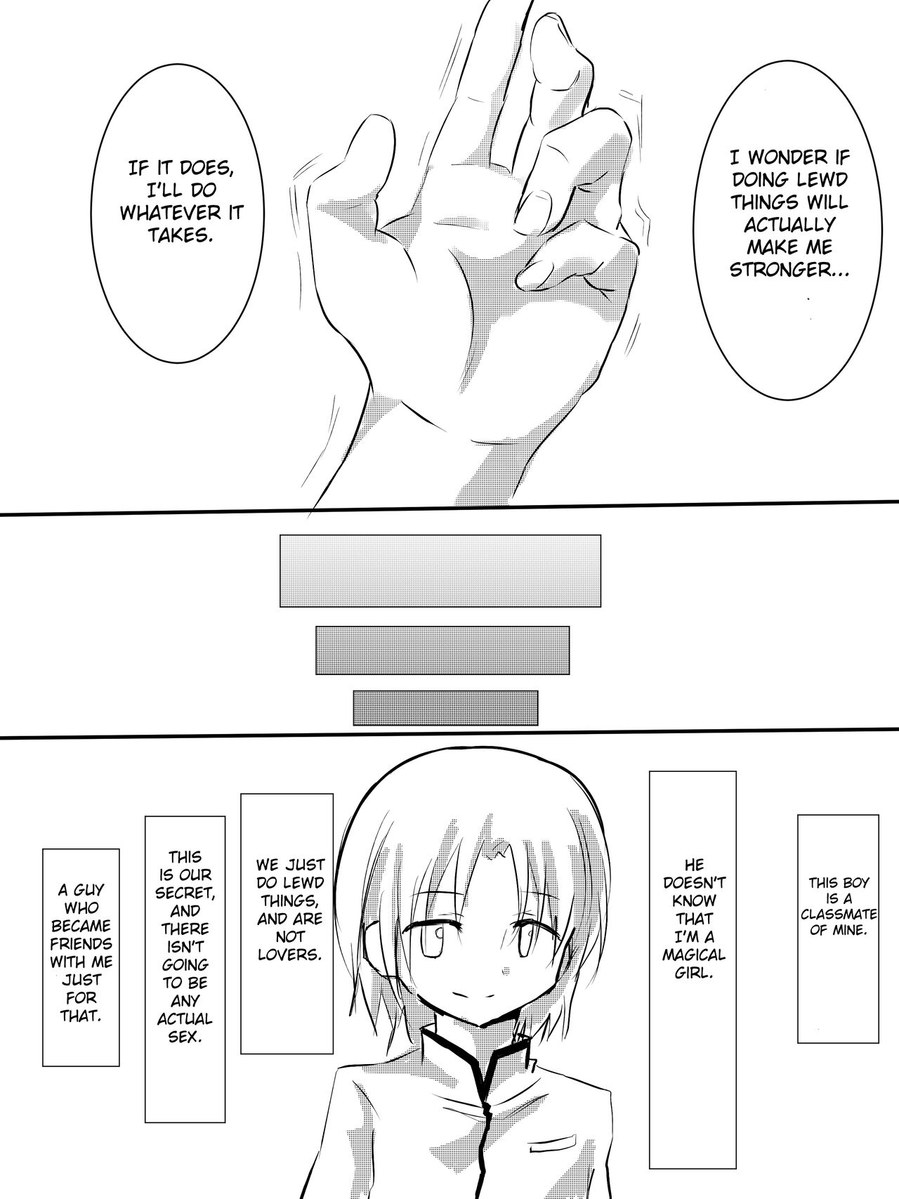 Homura-chan Ecchi suru to Maryoku ga Agaru Kinou de Danshi to Ecchi suru Manga page 5 full