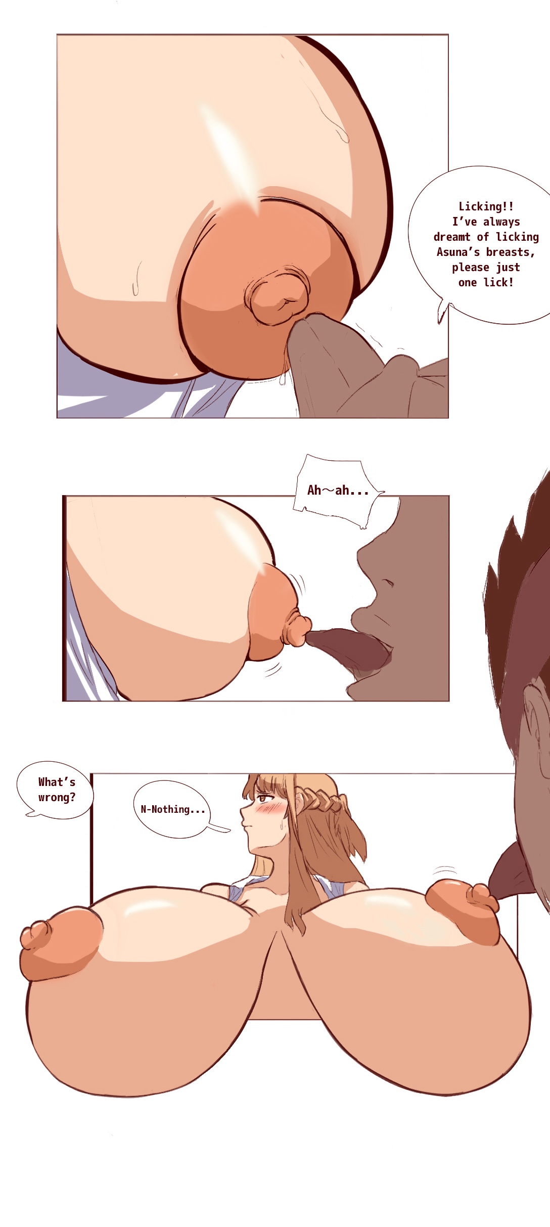 Kirito's visual bug in SAO page 2 full