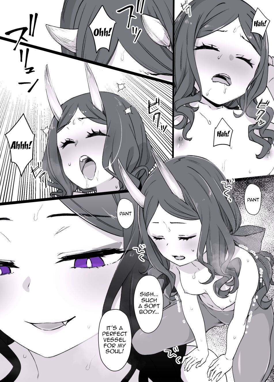 FGO Shuten Douji x Da Vinci Hyoui Manga | FGO Shuten-Doji x Da Vinci possession manga page 4 full