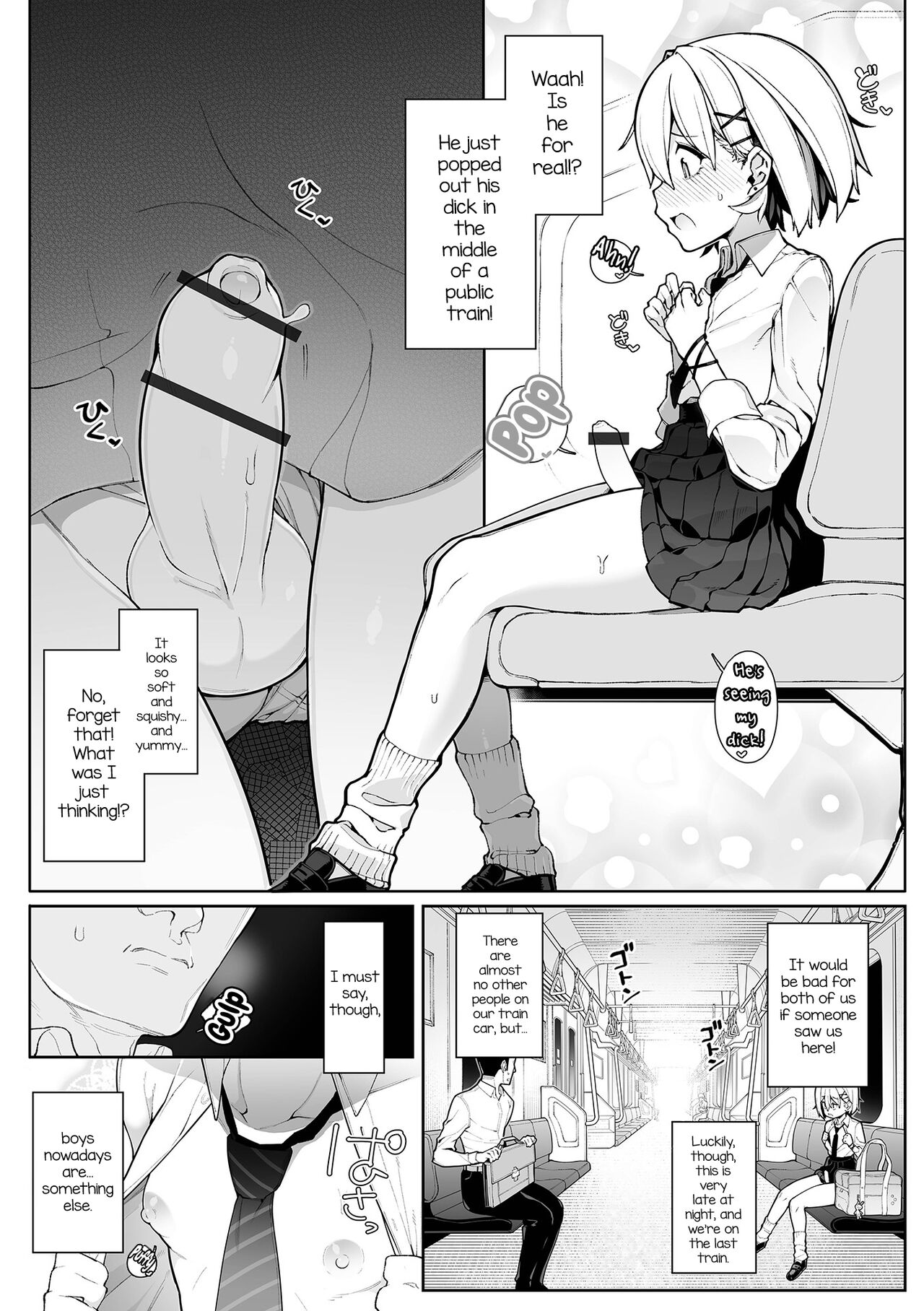 Densha de Yuuwaku Otokonoko! page 4 full