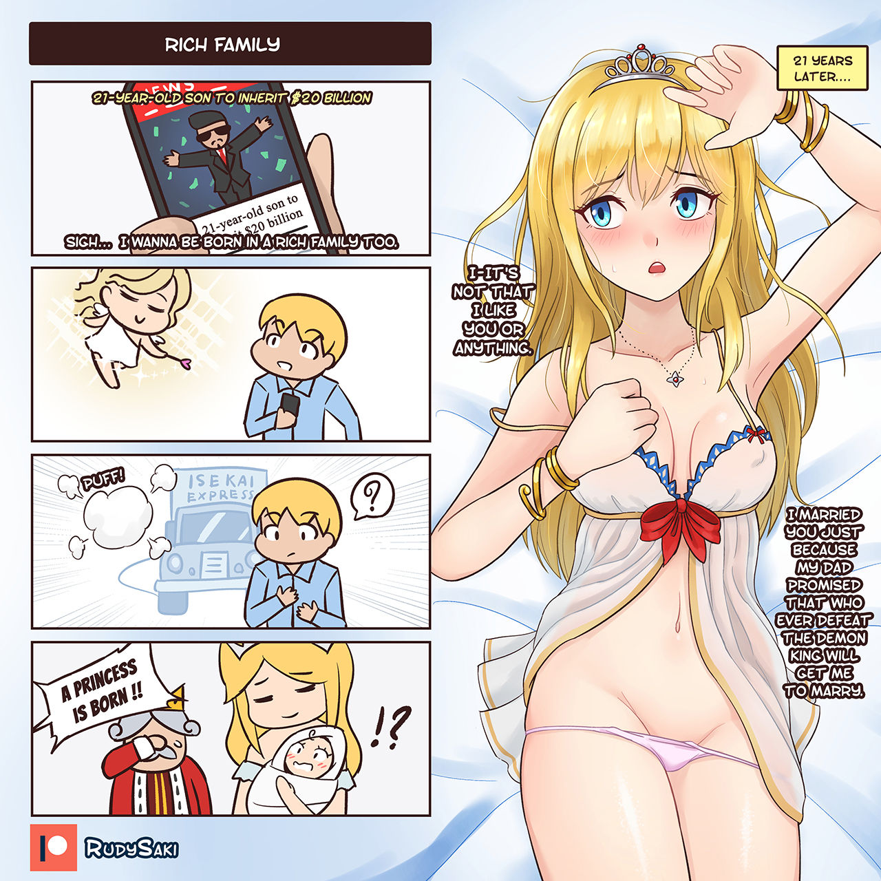 Genderbent Gag Comic 2021-2022 page 3 full