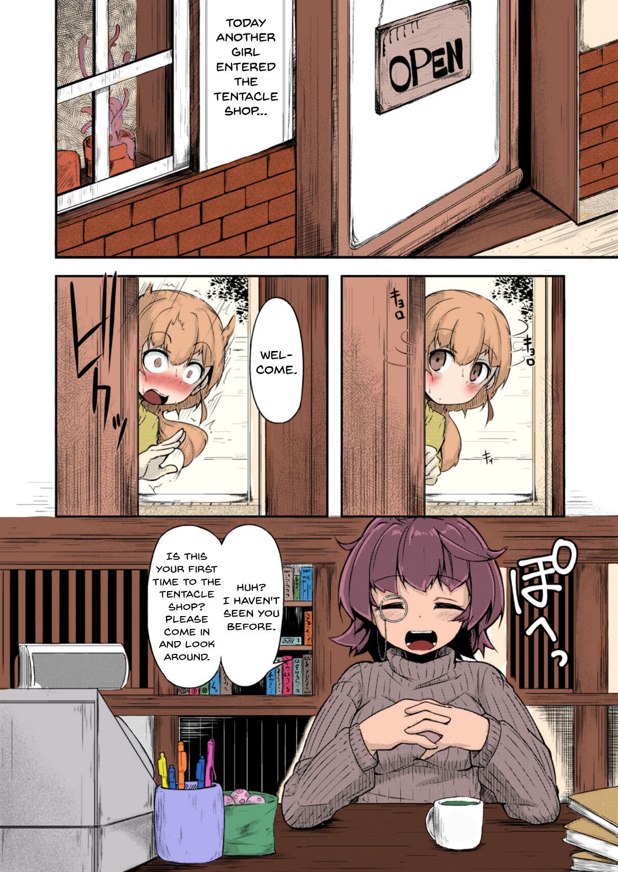 Anata no Machi no Shokushuyasan | Your neighborhood tentacle shop page 2 full