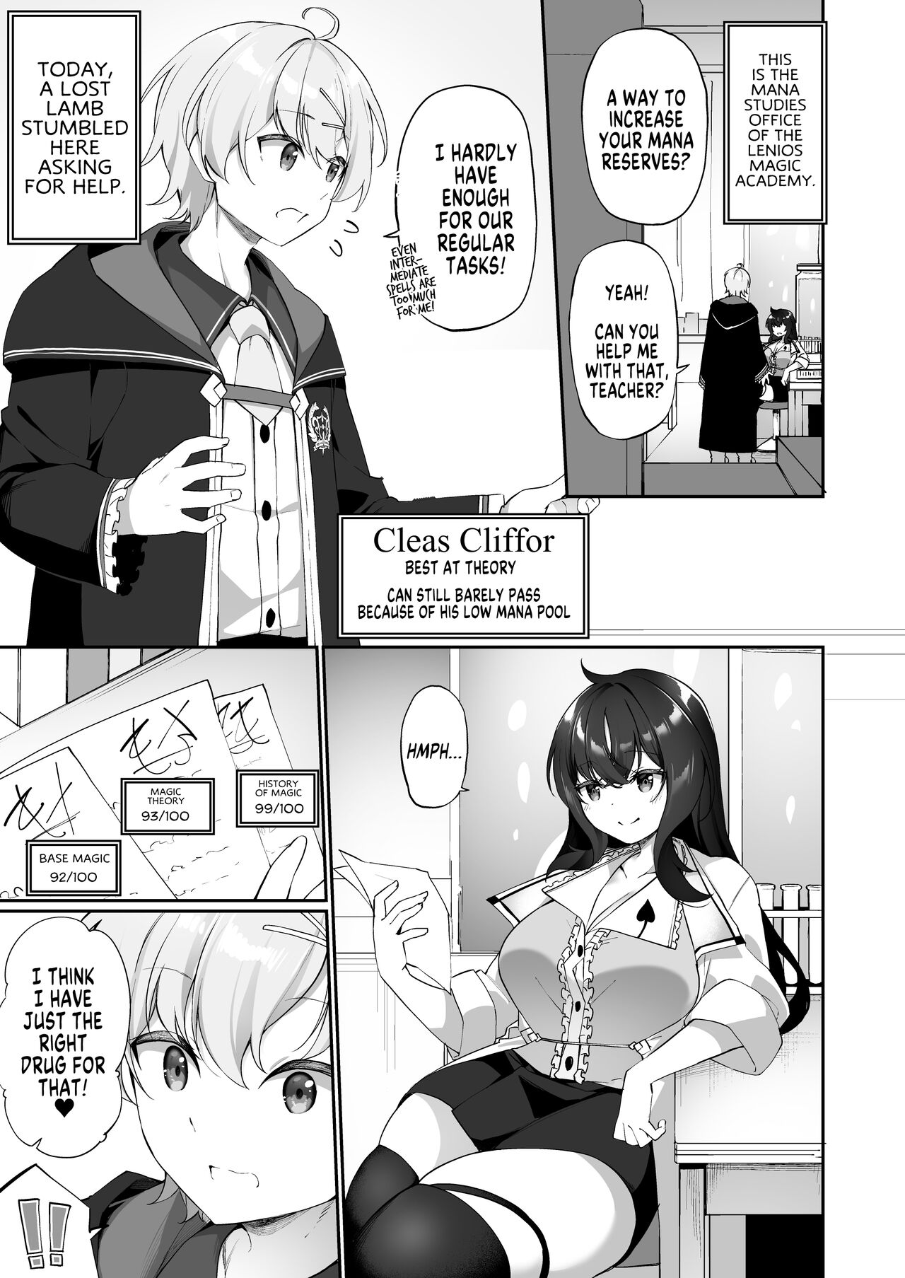 Sinyaku TS: Mahou Seikatsu! | New TS Drug! My Life As a Female Magic Student page 3 full