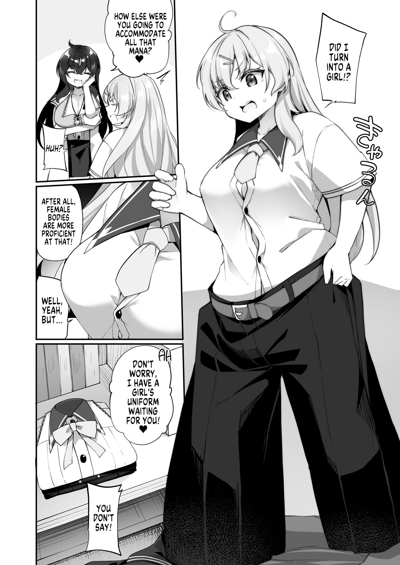 Sinyaku TS: Mahou Seikatsu! | New TS Drug! My Life As a Female Magic Student page 6 full
