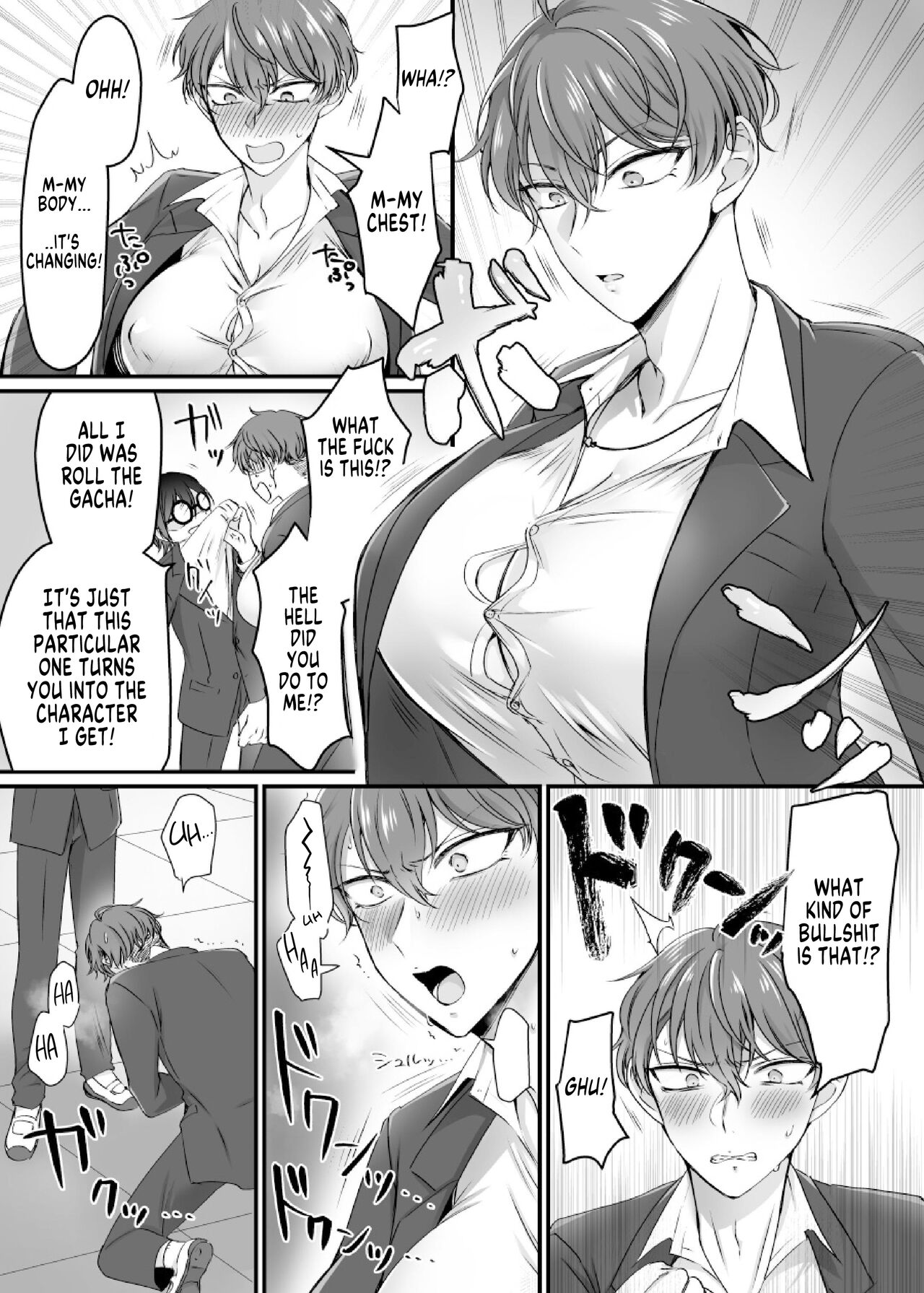 Genjitsu Douki Gacha Nekura Otaku no Yome Chara ni Saserareta Ore | Reality-Synch Gacha How I got Turned Into The Waifu of a Gloomy Nerd page 6 full
