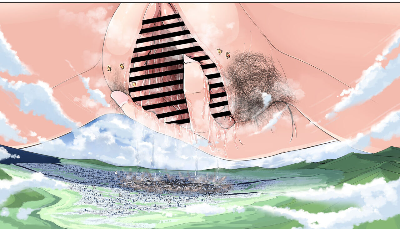 Ochikonium Terada Ochiko Chou Kyodai Obasan Jouriku 2 no text giantess page 10 full