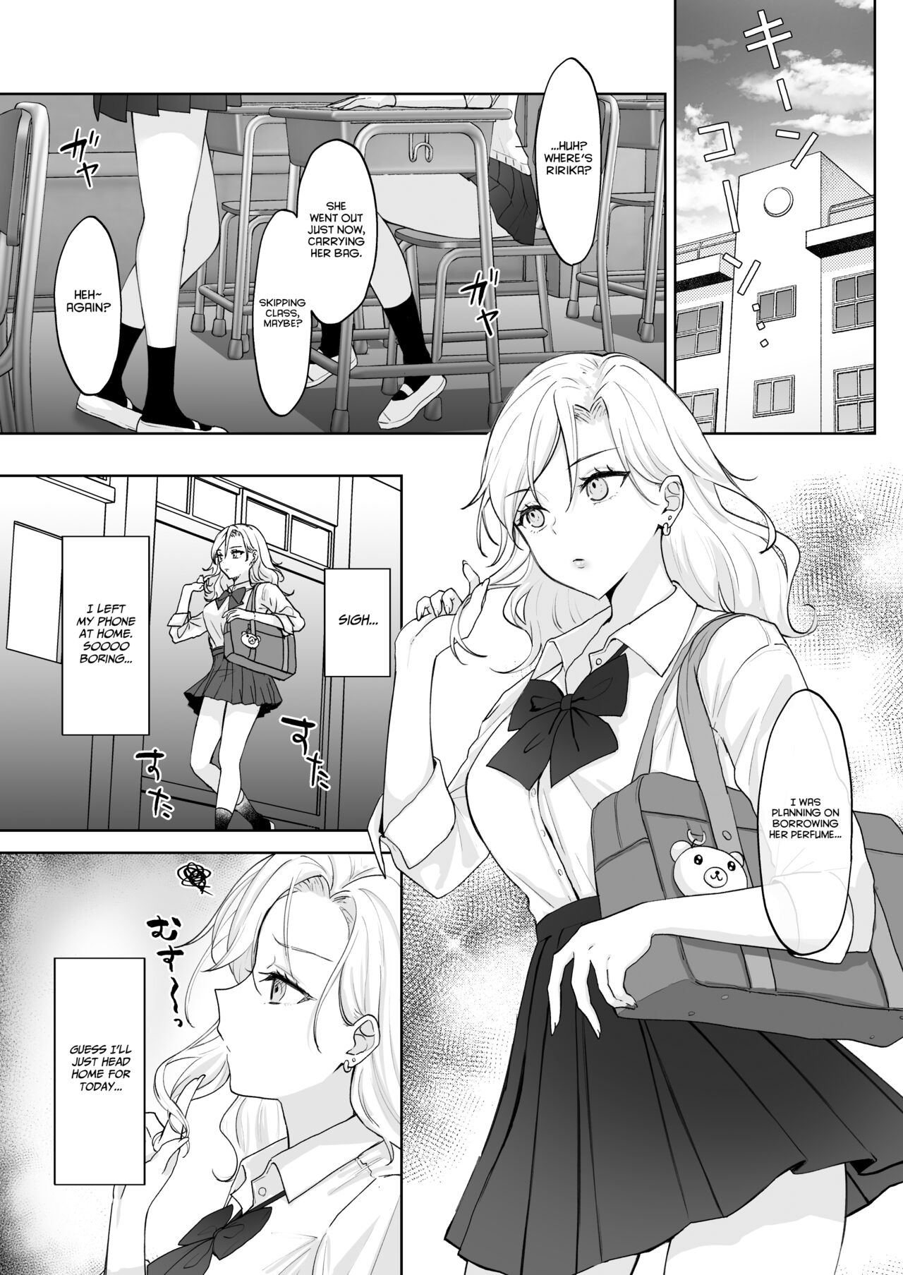 Shojo Gal, Futanari Ojou-sama no Onaho ni Naru | Virgin Gal who Becomes a Pocket Pussy for a Futanari Young Lady page 2 full