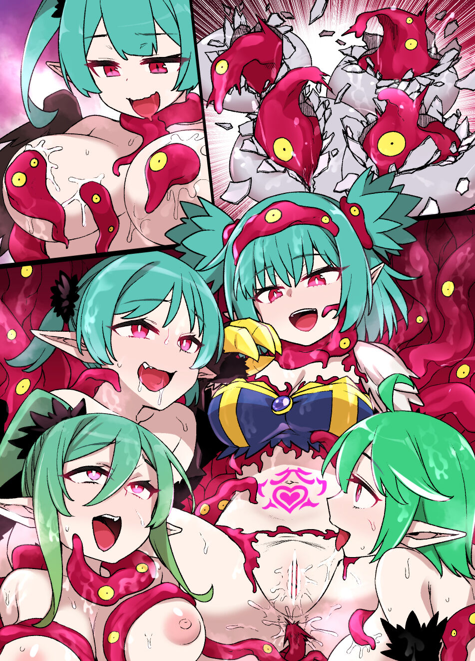 Shokushu no Naedoko Dorei ni Naru Harpy-tachi page 8 full