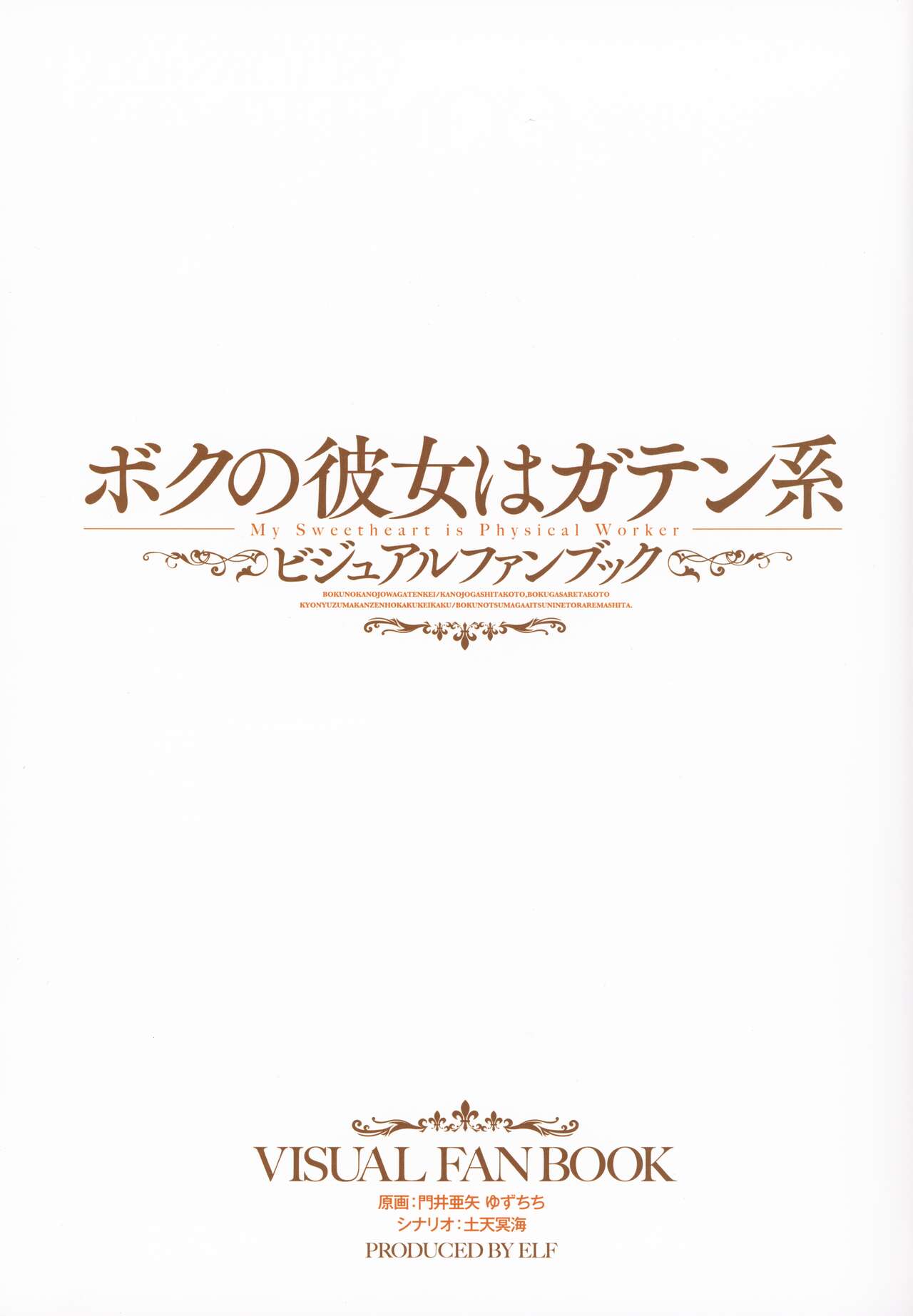 My Sweetheart is Physical Worker VISUAL FAN BOOK page 5 full