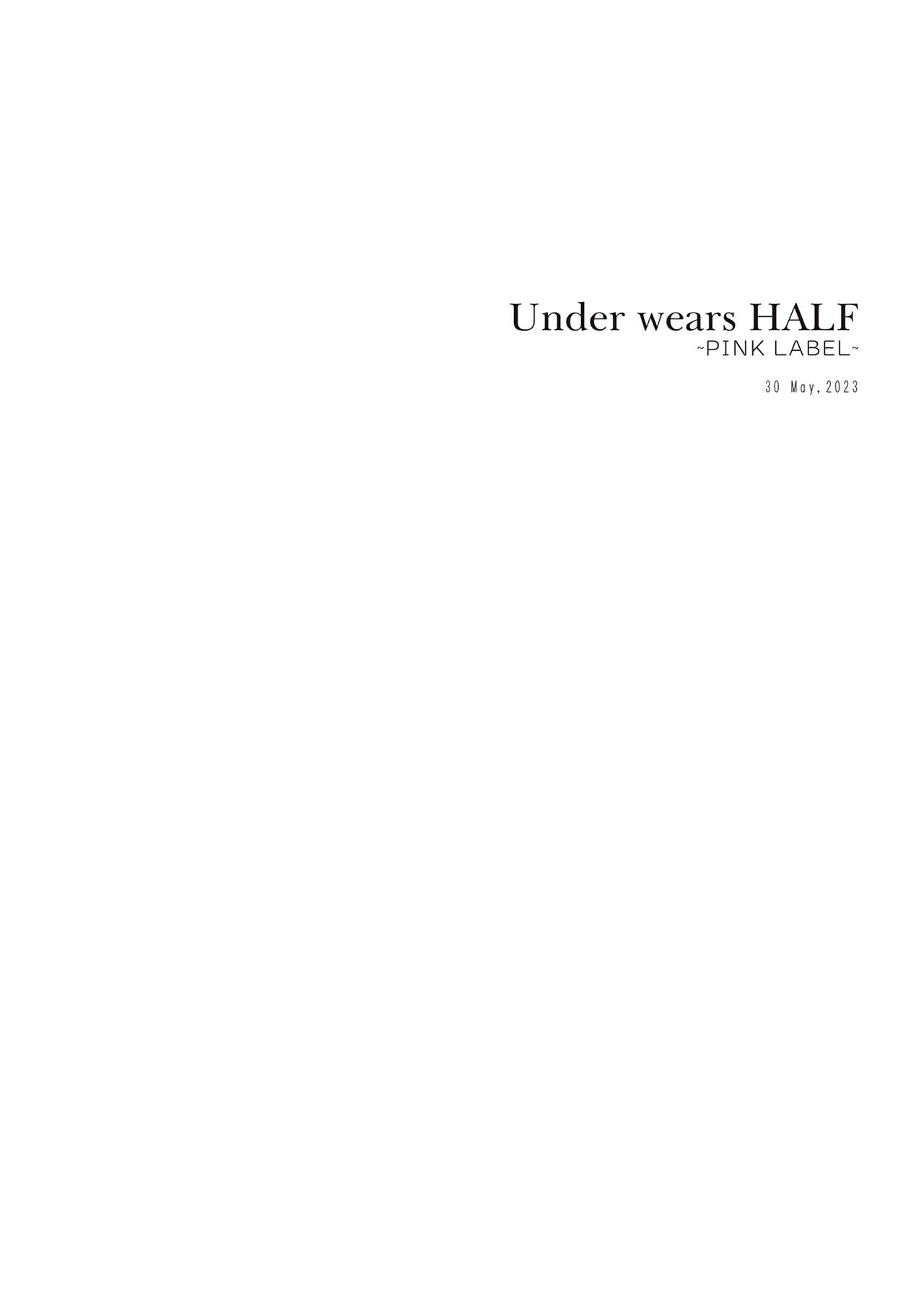 Underwears HALF -PINK LABEL- page 3 full