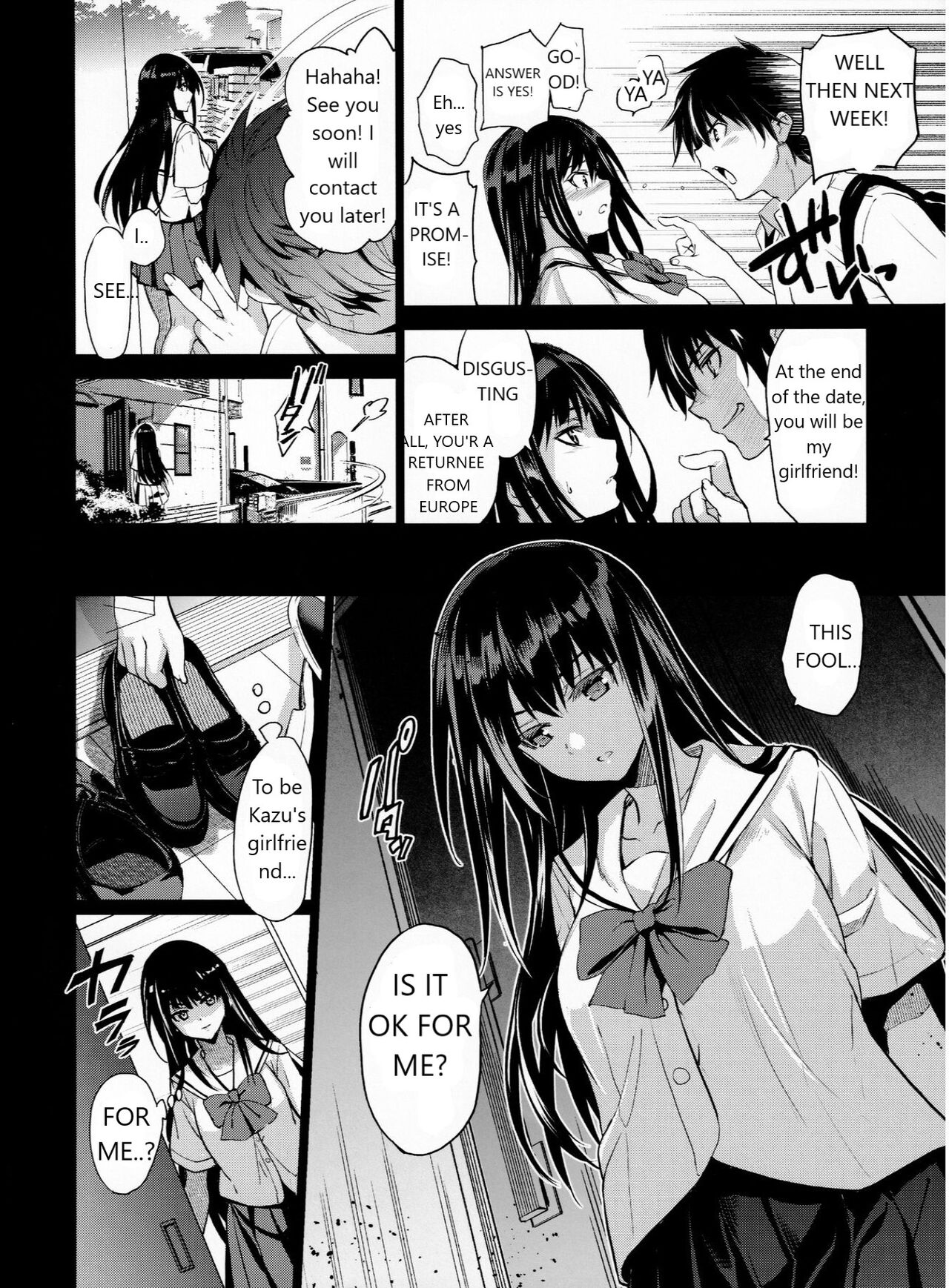 Otonari no Nie - Chichi ni Enko o Shii Rareru Osananajimi | Neighborhood Sacrifice 2 - A Childhood Friend Who Is Forced To Have Compensated Dating By Her Father page 6 full
