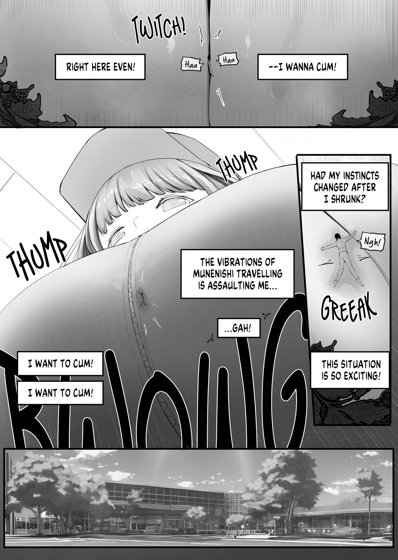 Kouhai no Ooki Oppai ni Shimawareru | Between big boobs page 9 full