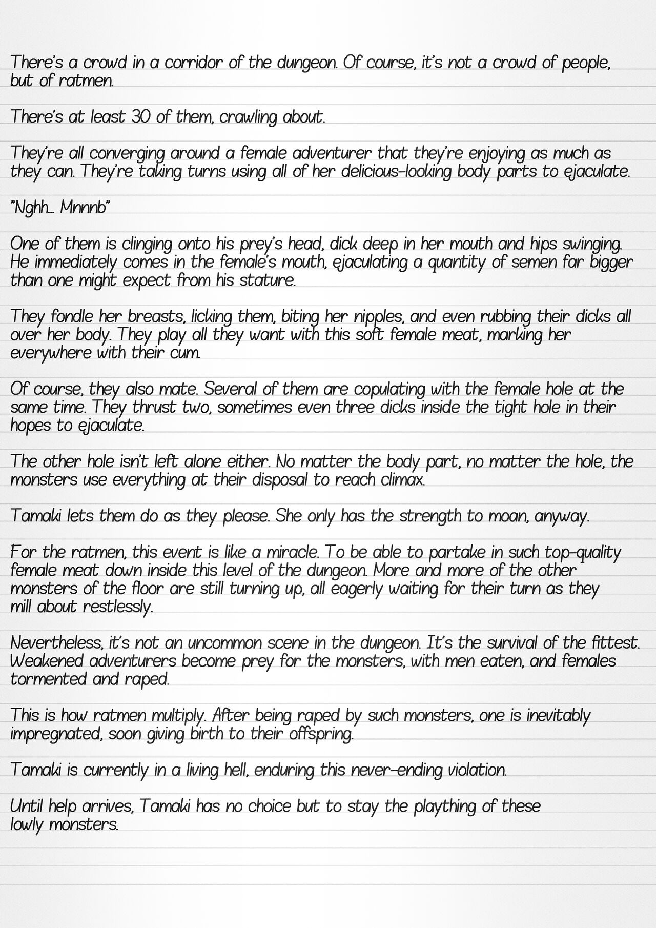 Misuke's Short Stories 14 - Bad End page 10 full