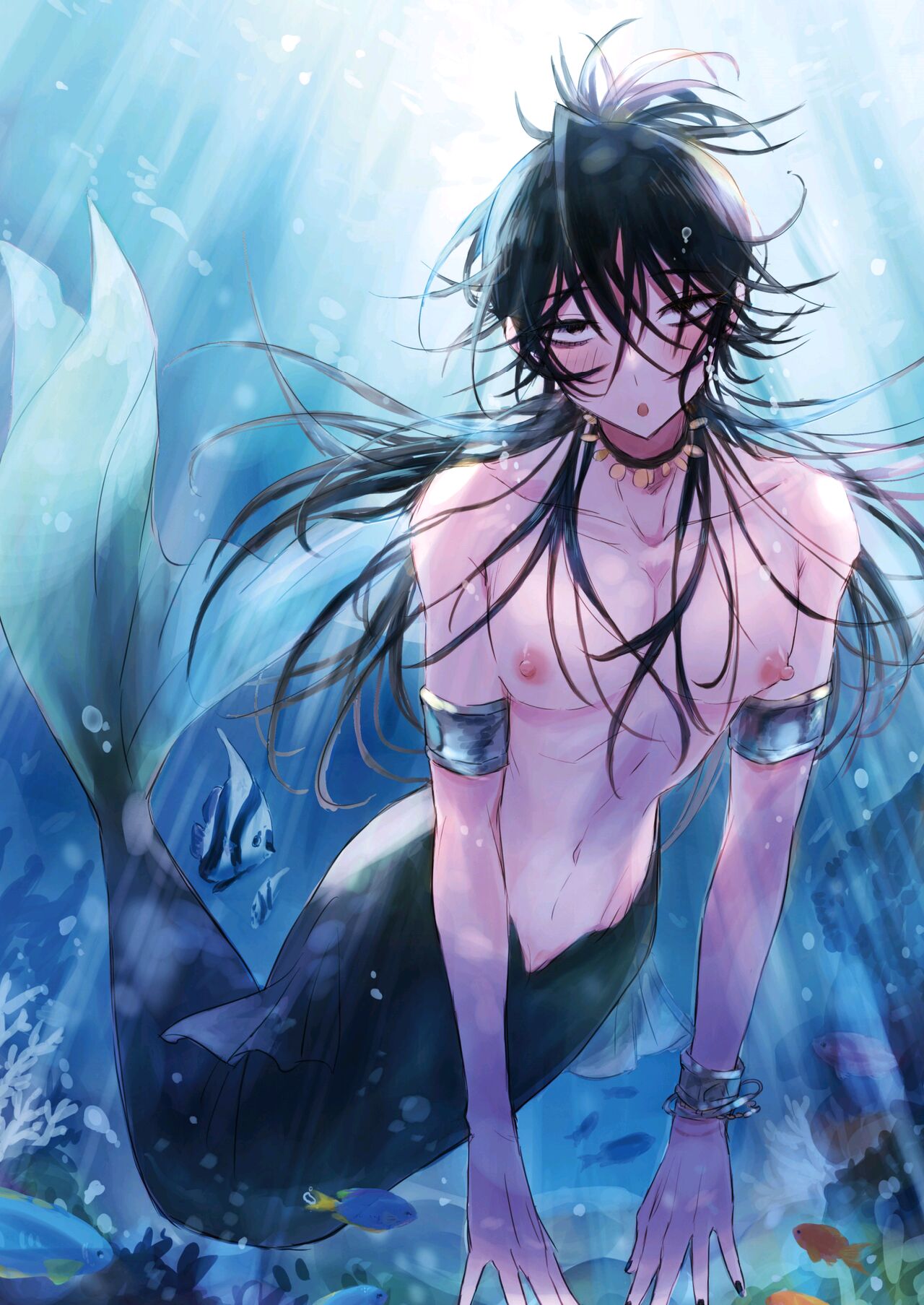 Tasuketekureta Ningyo no Mesu Onii-san to Icha Icha suru Hon page 2 full