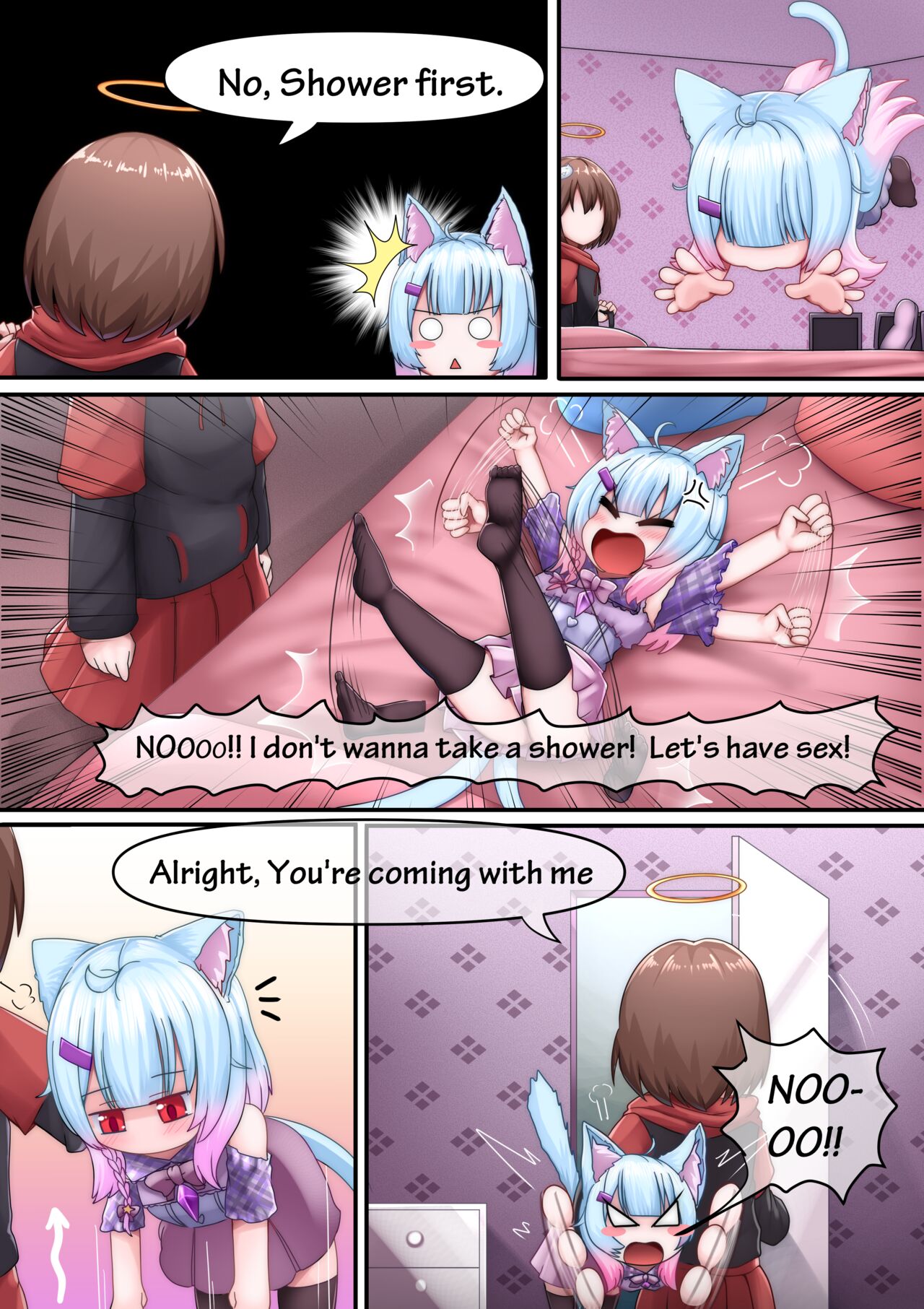 Onii-chan, would you like SEX, or would you like SHOWER? page 5 full