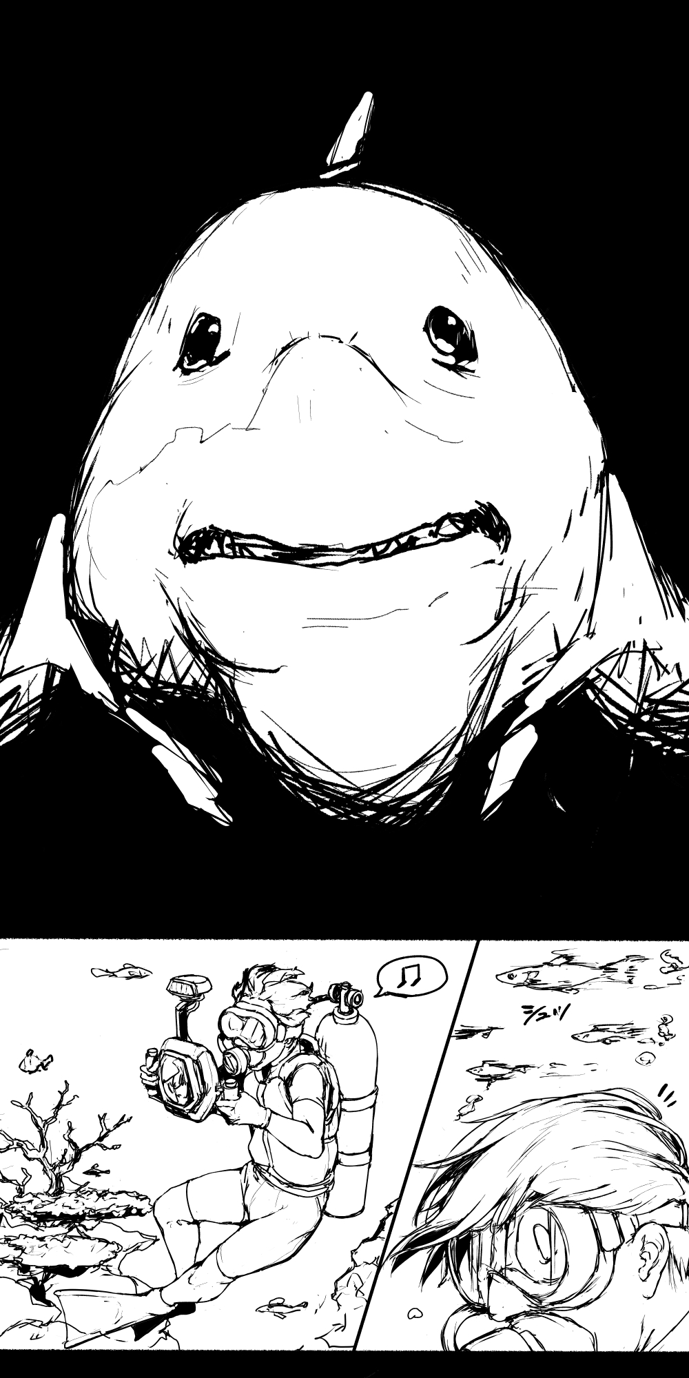 Gorgeous MILF cartoon of the sea page 1 full