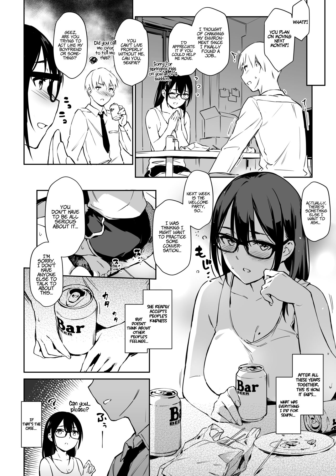 Commushou Senpai to no SEX Simulation | Sex Simulation with My Senpai Who Can't Communicate page 4 full