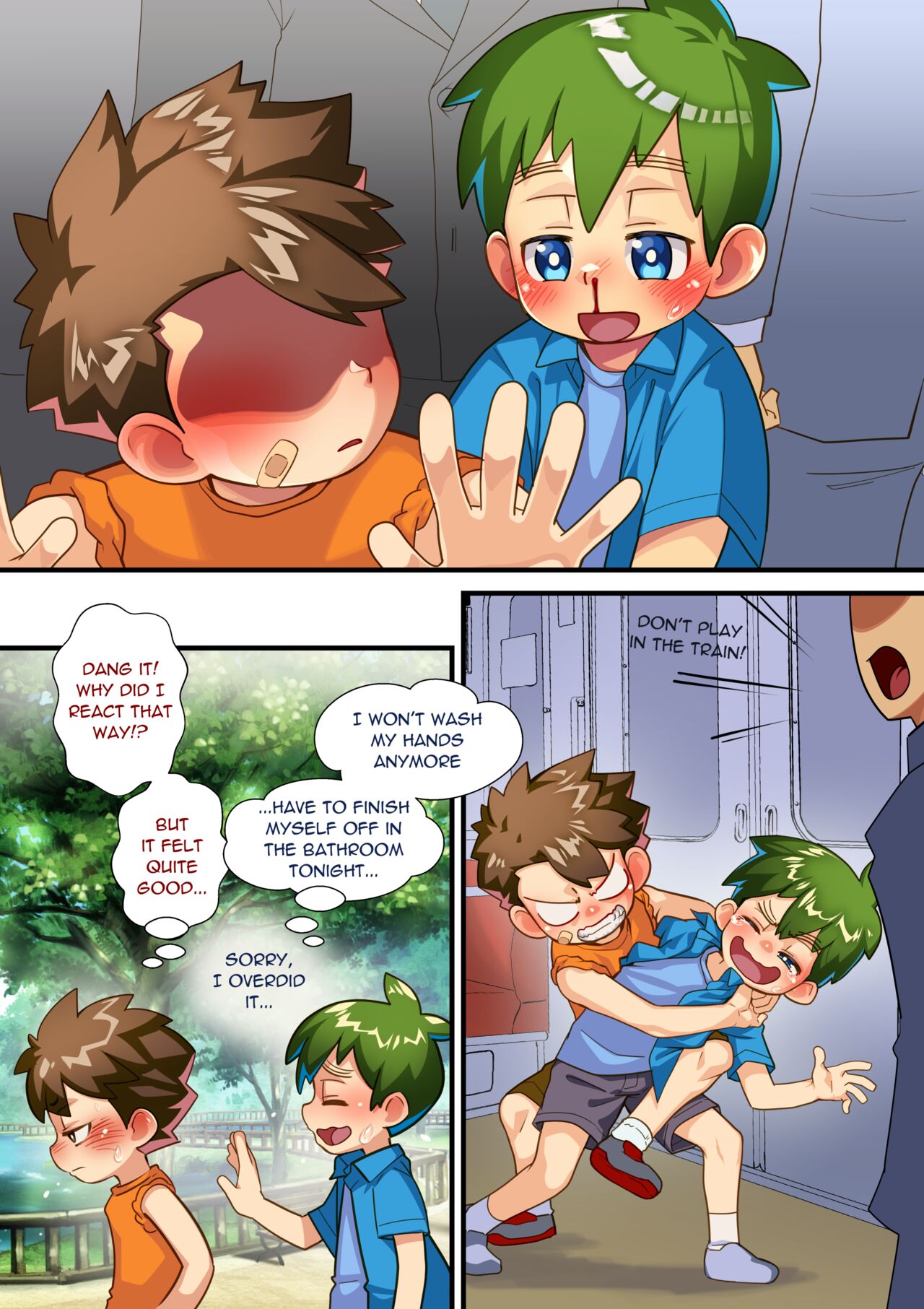 The Goofballs: Densha Chikan!! page 4 full