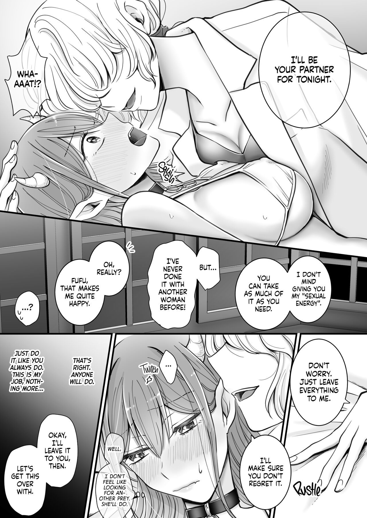 Yuri de Succubus! ~Inma no Atashi ga Ningen no Onna ni Koi da Nante!~ | Yuri de Succubus Vol. 1 - I Can't Believe I Fell for a Human! page 8 full
