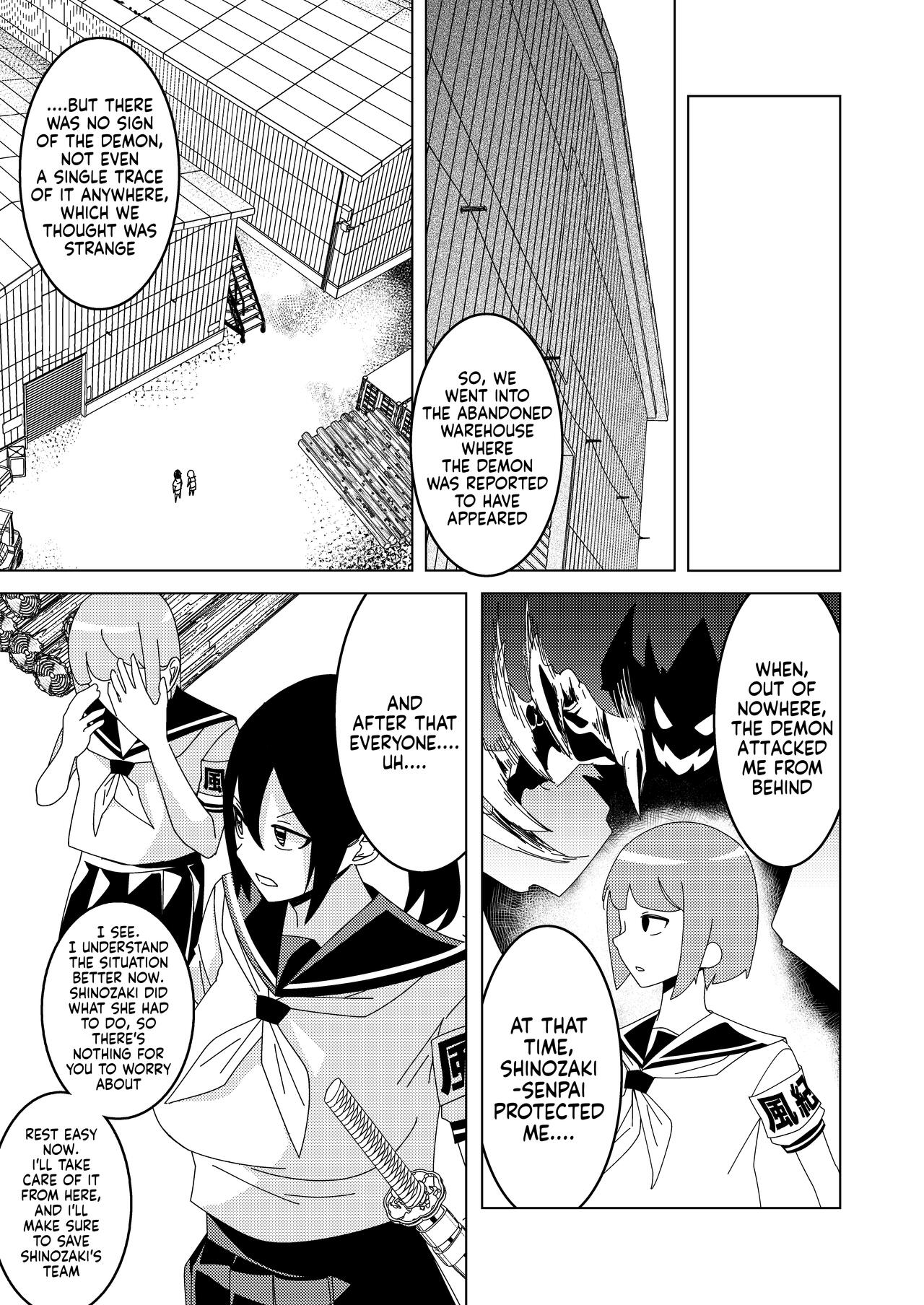 Zanpai! Kuso Zako Taimashi Iinchou ~Taima Kousen Fuuki Iinchou wa Sennou Kougeki ni Kanpai, Kyousei Jinkaku Haisetsu de Jinsei Shuuryou Shimashita.~ page 4 full
