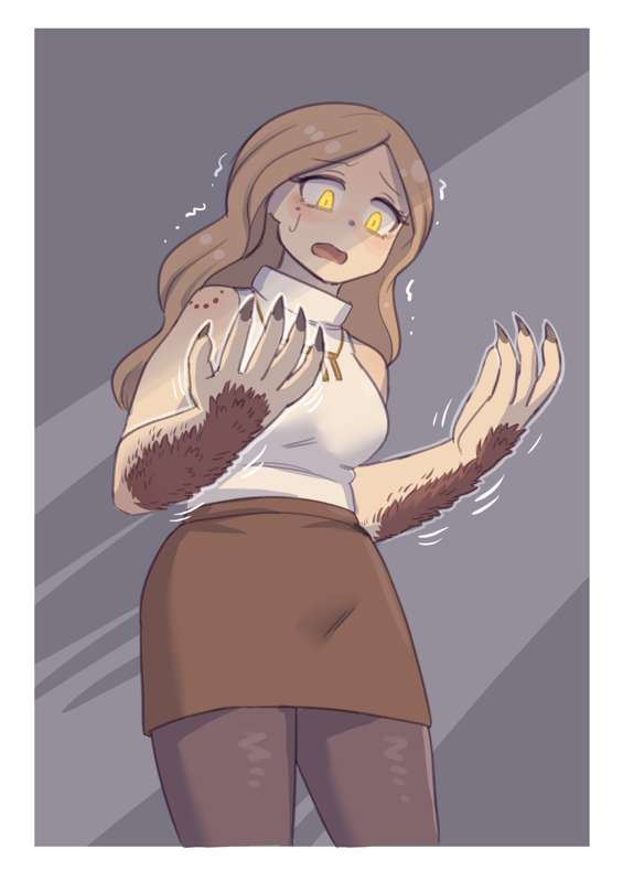 Futanari Werewolf by Mokushi page 3 full