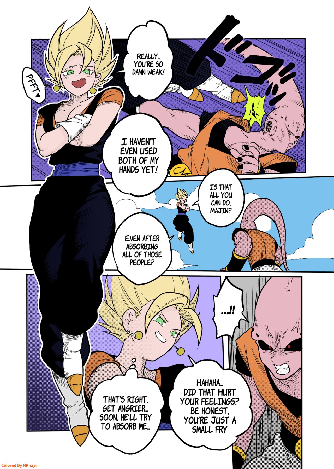 Tada no Zako Majin na no ni... | You're Just a Small Fry Majin... page 3 full