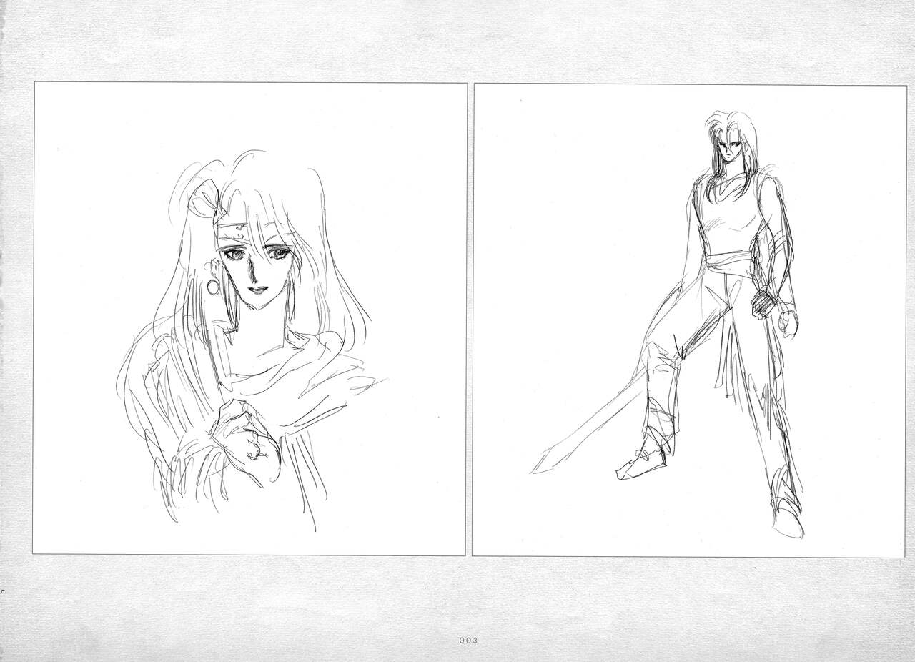 ALICESOFT ORION SCRIBBLES with CROQUIS ULTIMATE EDITION VOL.1 織音計画特別版  ラフ画集 page 4 full