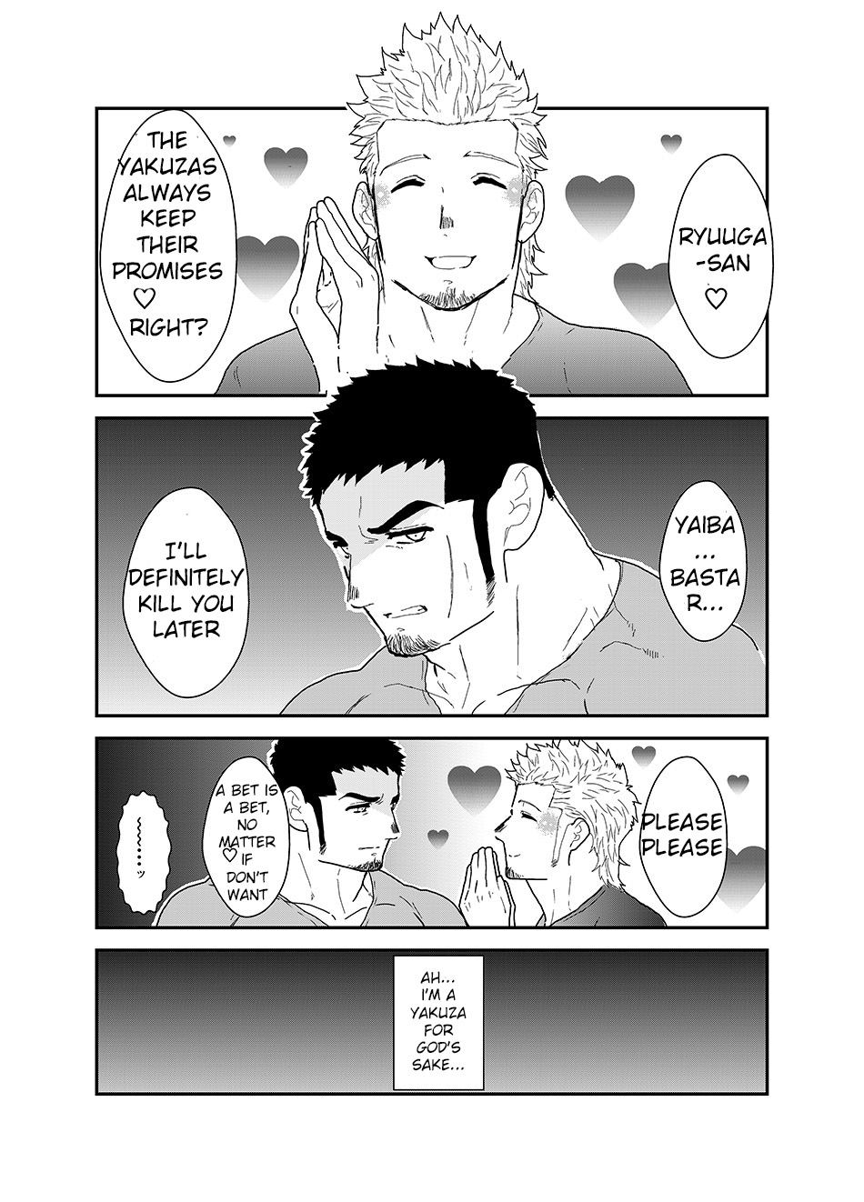 Moshimo Yakuza ni Haitatsu Gyousha no Cosplay o Sasete Mitara. - IF YOU LET THE YAKUZA COSPLAY AS A DELIVERY COMPANY. page 3 full