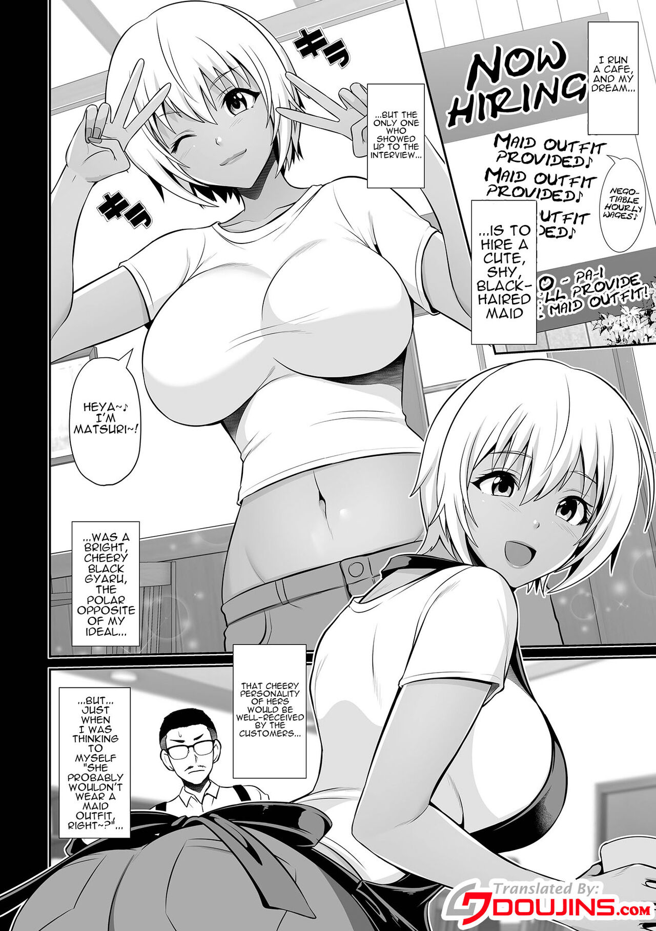Kuro Gyaru Maid ga Gohoshi Shichau zo ♪ | I'm Going To Fuck a Dark Skinned Gal Maid page 2 full