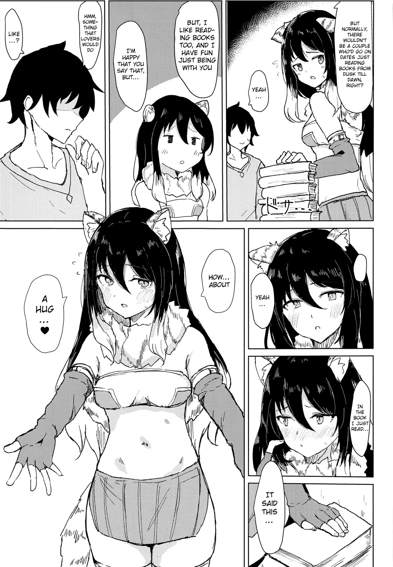 Hon ni Shiori o Hasandara | Putting Shiori in between a book page 4 full