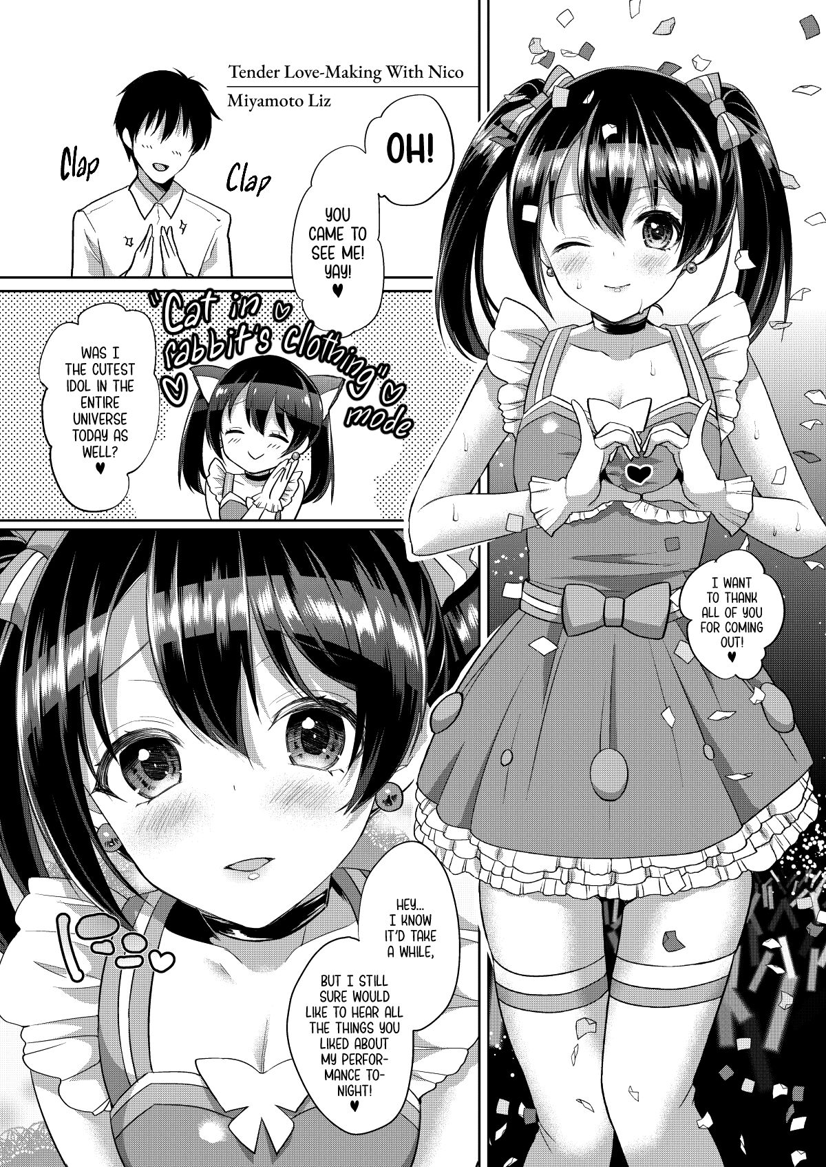Nico to Icha Love Ecchi | Tender Love-Making with Nico page 1 full