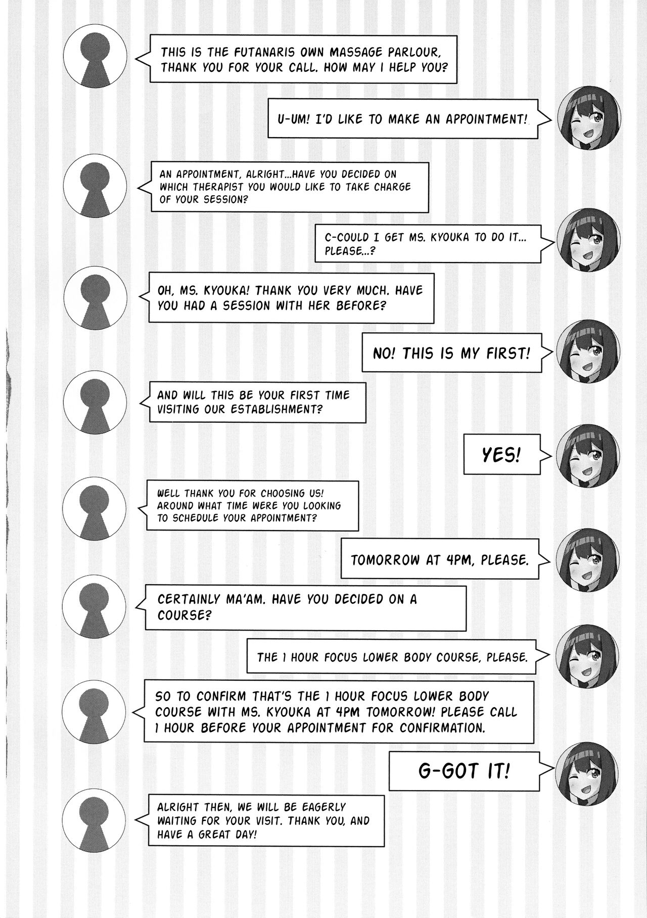 Futanari Kaiwai no Etchi na o Mise ni Ittemita! ~ Kenzen? Esute-ten-hen ~ | I Tried Going To My Neighborhood Brothel~! For Health's Sake, Right? Beauty Salon Edition! page 4 full