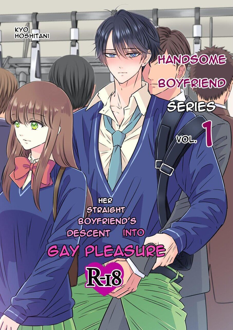 Ikemen Kareshi Series Vol.1 -Kanojo Mochi no Nonke Kareshi ga Midara Ochi- | Handsome Boyfriend Series Vol.1 -Her Straight Boyfriend's Descent Into Gay Pleasure- page 1 full