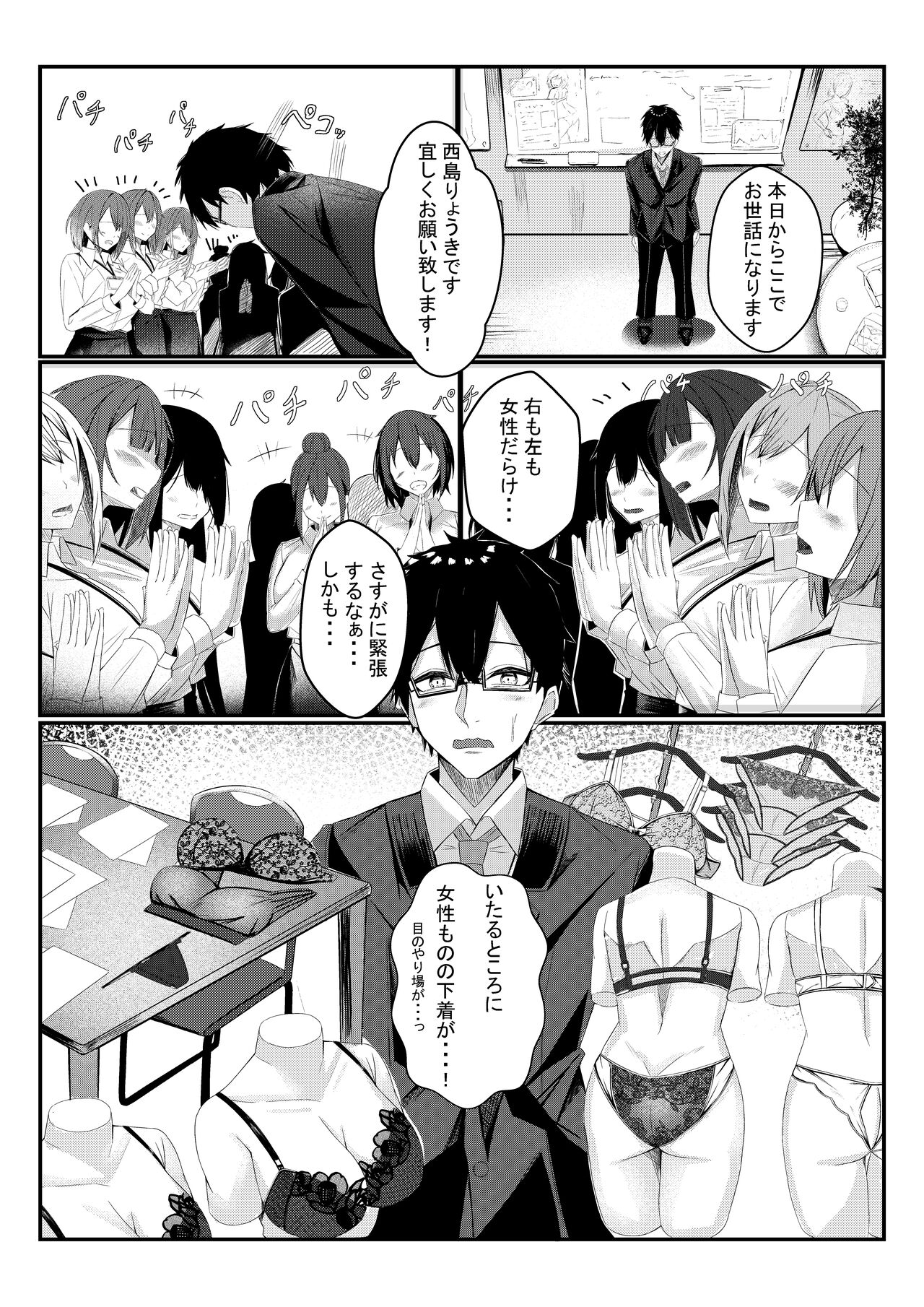 Kyou kara Ladies Shitagi Brand no Producer o Makasaremashita. page 3 full