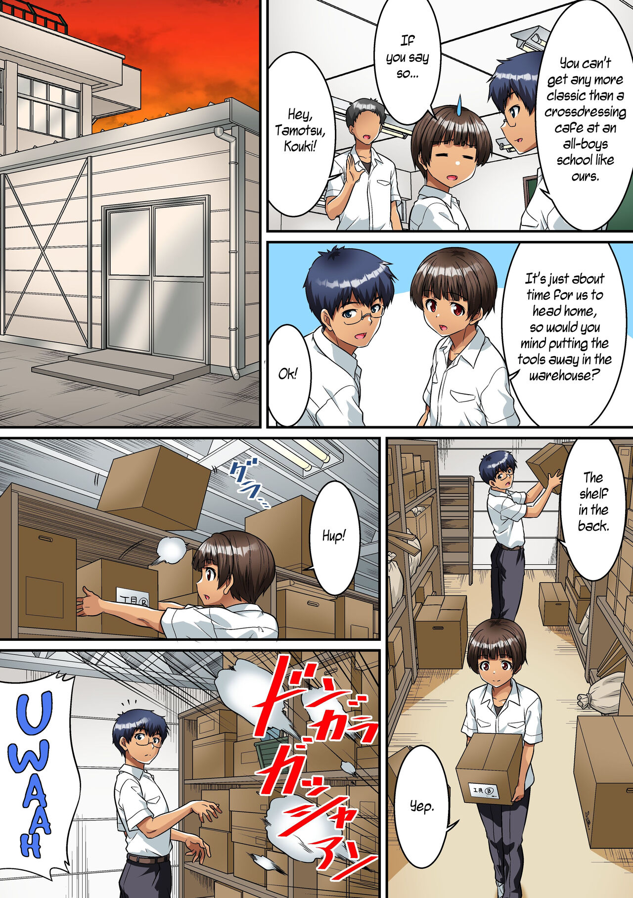 Danshikou de Nyotaika shichatta Boku. Seifuku no Mama Class Danshi no Zenin ni... | I Became a Girl at an All-Boys School. For All the Classmate Boys Still in Uniform... page 3 full