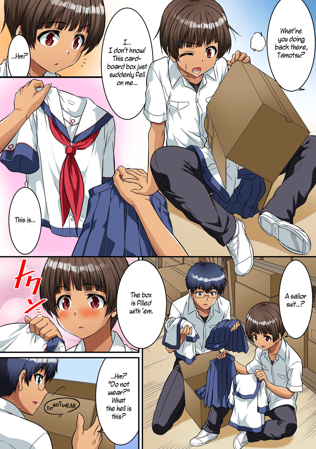 Danshikou de Nyotaika shichatta Boku. Seifuku no Mama Class Danshi no Zenin ni... | I Became a Girl at an All-Boys School. For All the Classmate Boys Still in Uniform... page 4 full