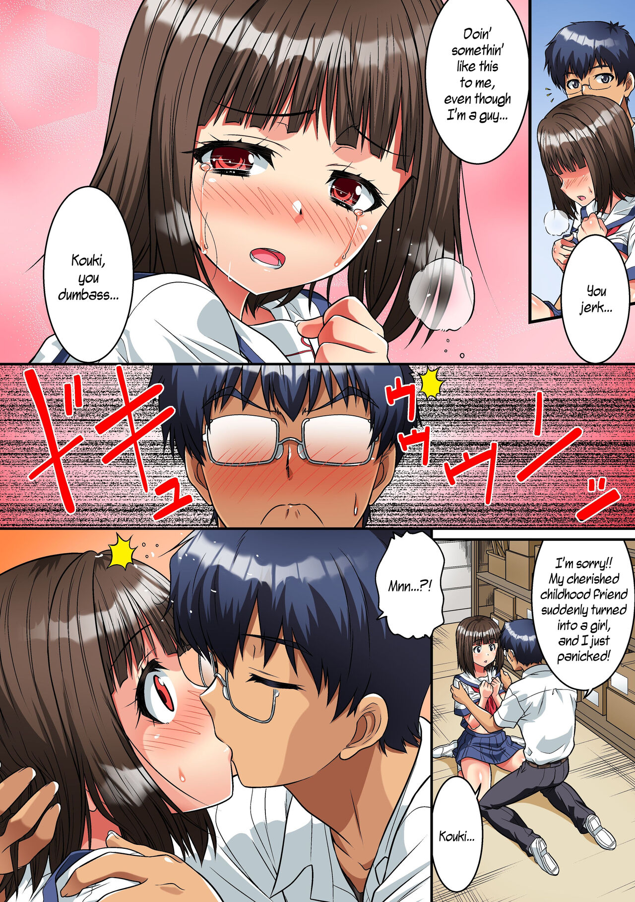Danshikou de Nyotaika shichatta Boku. Seifuku no Mama Class Danshi no Zenin ni... | I Became a Girl at an All-Boys School. For All the Classmate Boys Still in Uniform... page 9 full