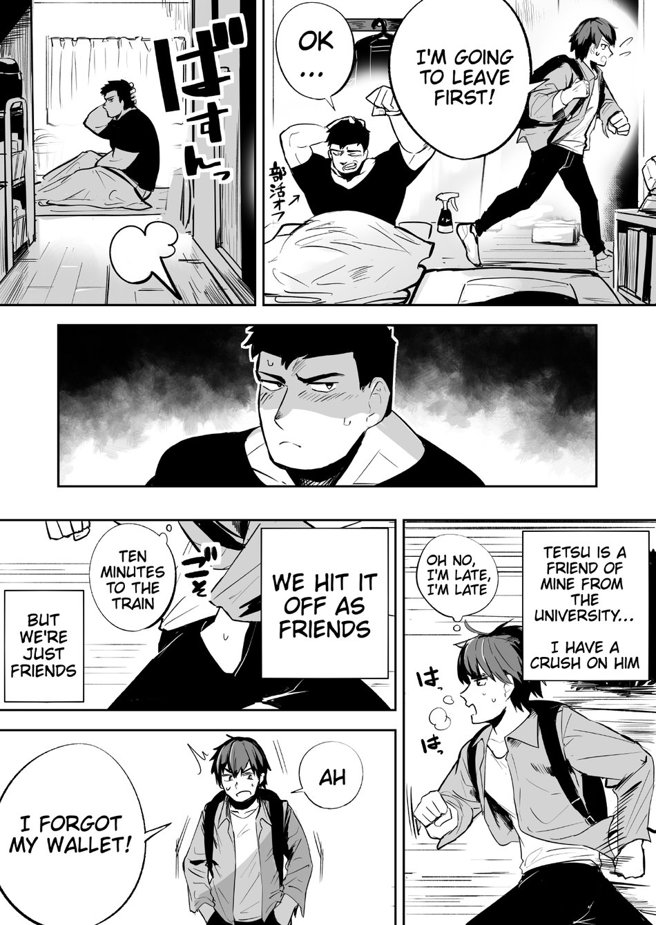 Gachimuchi Nonke no Shinyuu ga Jitsuwa Ore no Koto Daisuki datta Kudan ni Tsuite | A stocky straight guy who actually loves me page 4 full