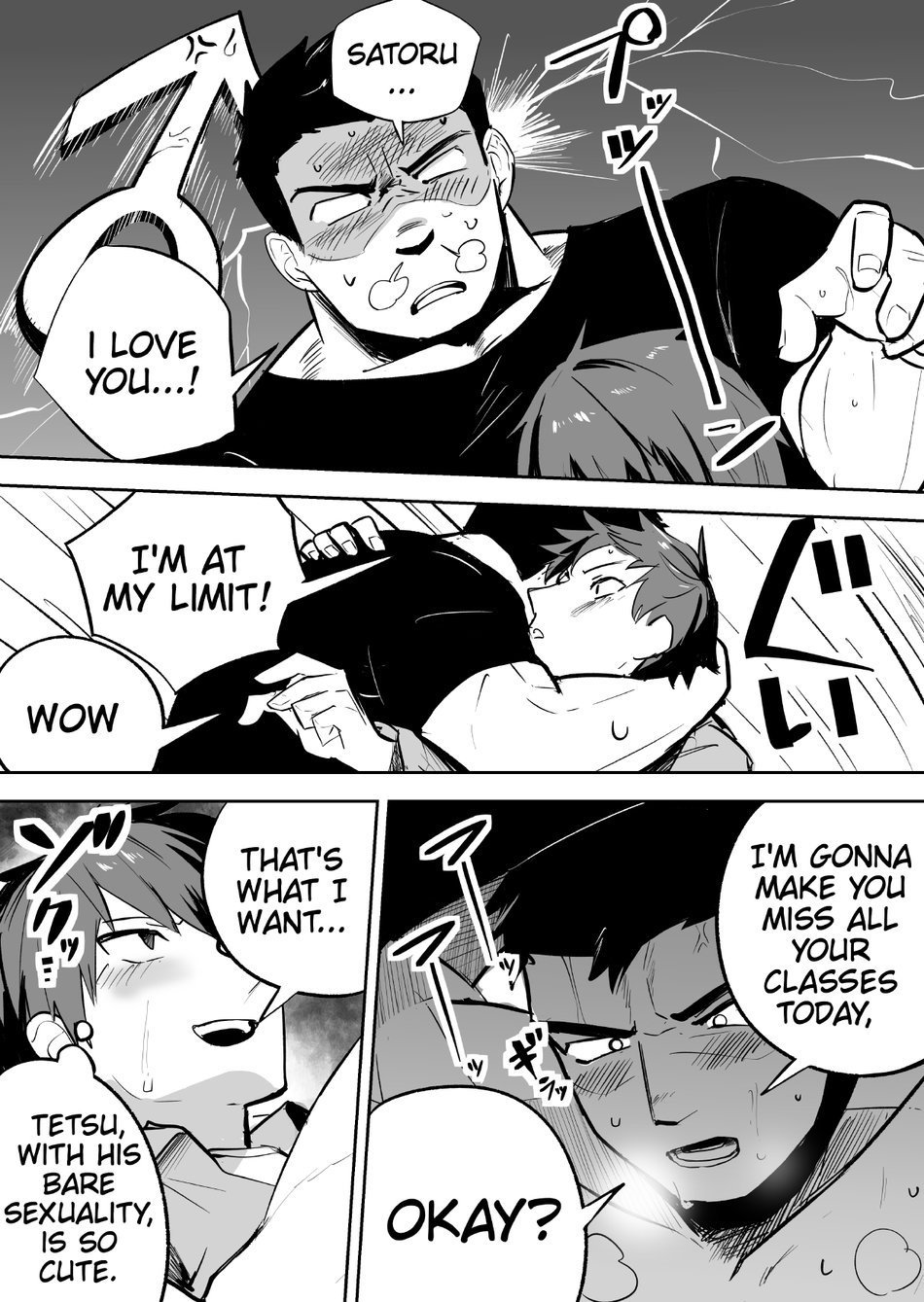Gachimuchi Nonke no Shinyuu ga Jitsuwa Ore no Koto Daisuki datta Kudan ni Tsuite | A stocky straight guy who actually loves me page 8 full